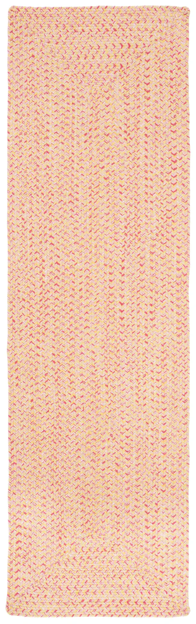 Braided Solid Oval Hand-Woven Cotton Rug
