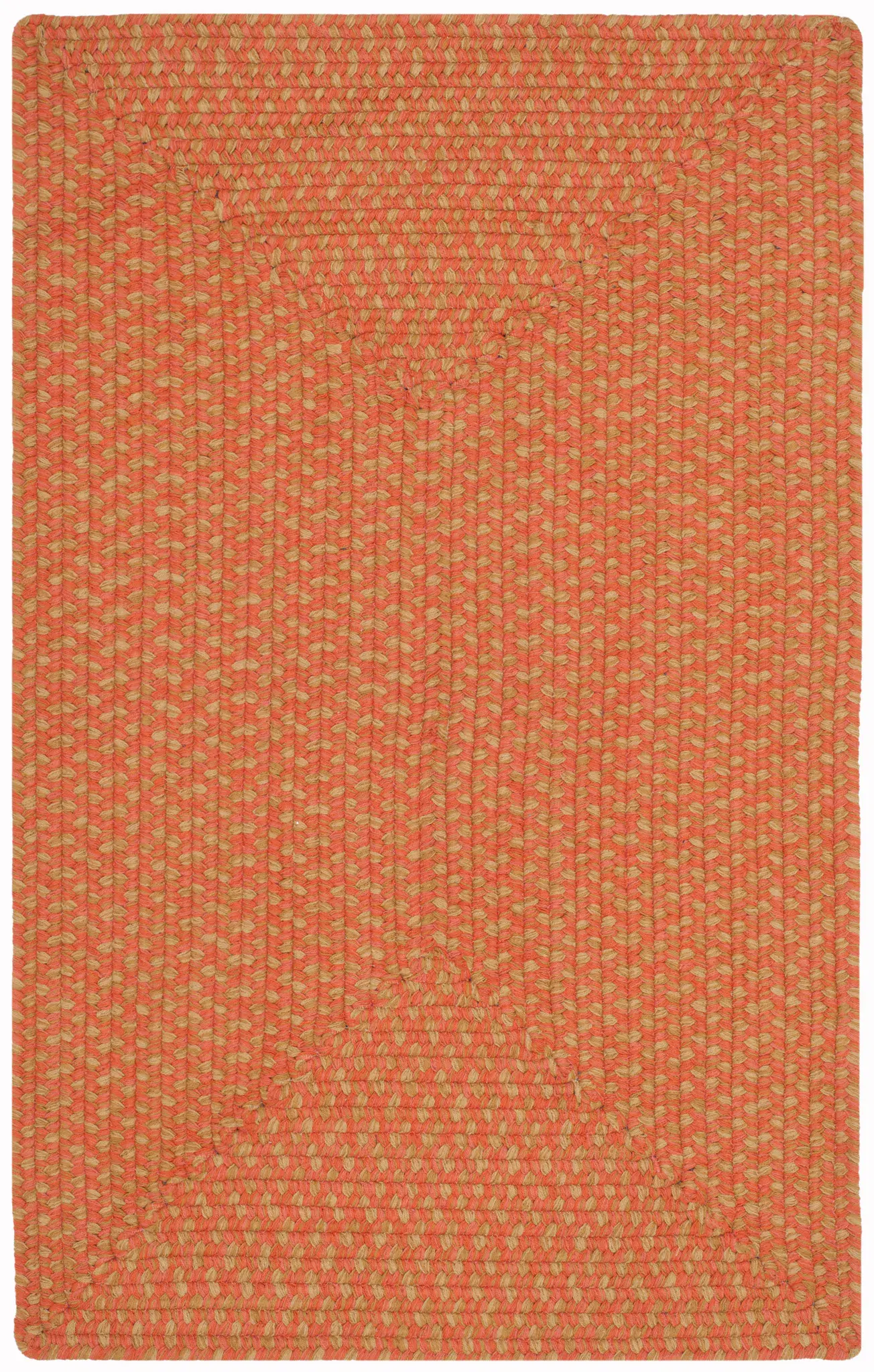 Braided Solid Oval Hand-Woven Cotton Rug
