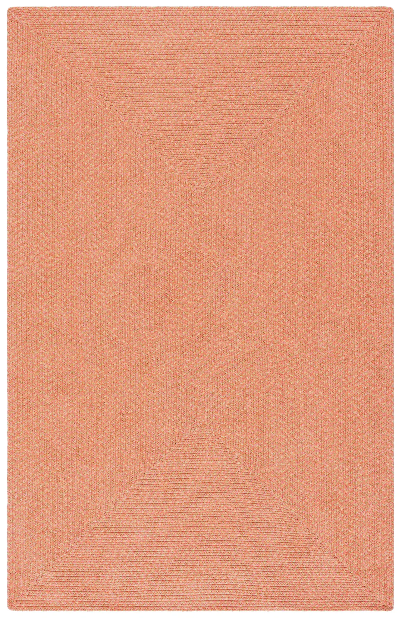 Braided Solid Oval Hand-Woven Cotton Rug