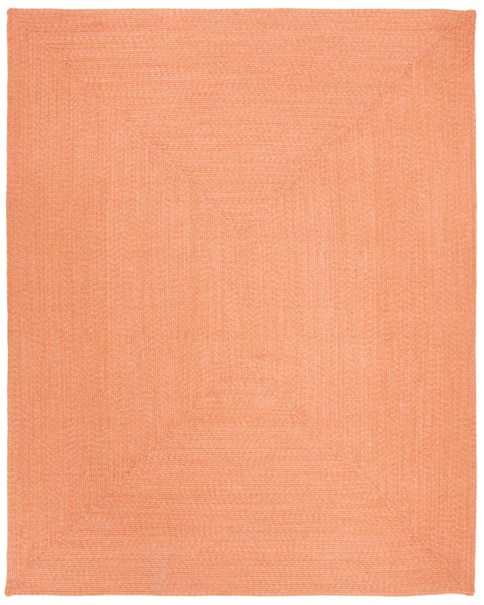 Braided Solid Oval Hand-Woven Cotton Rug