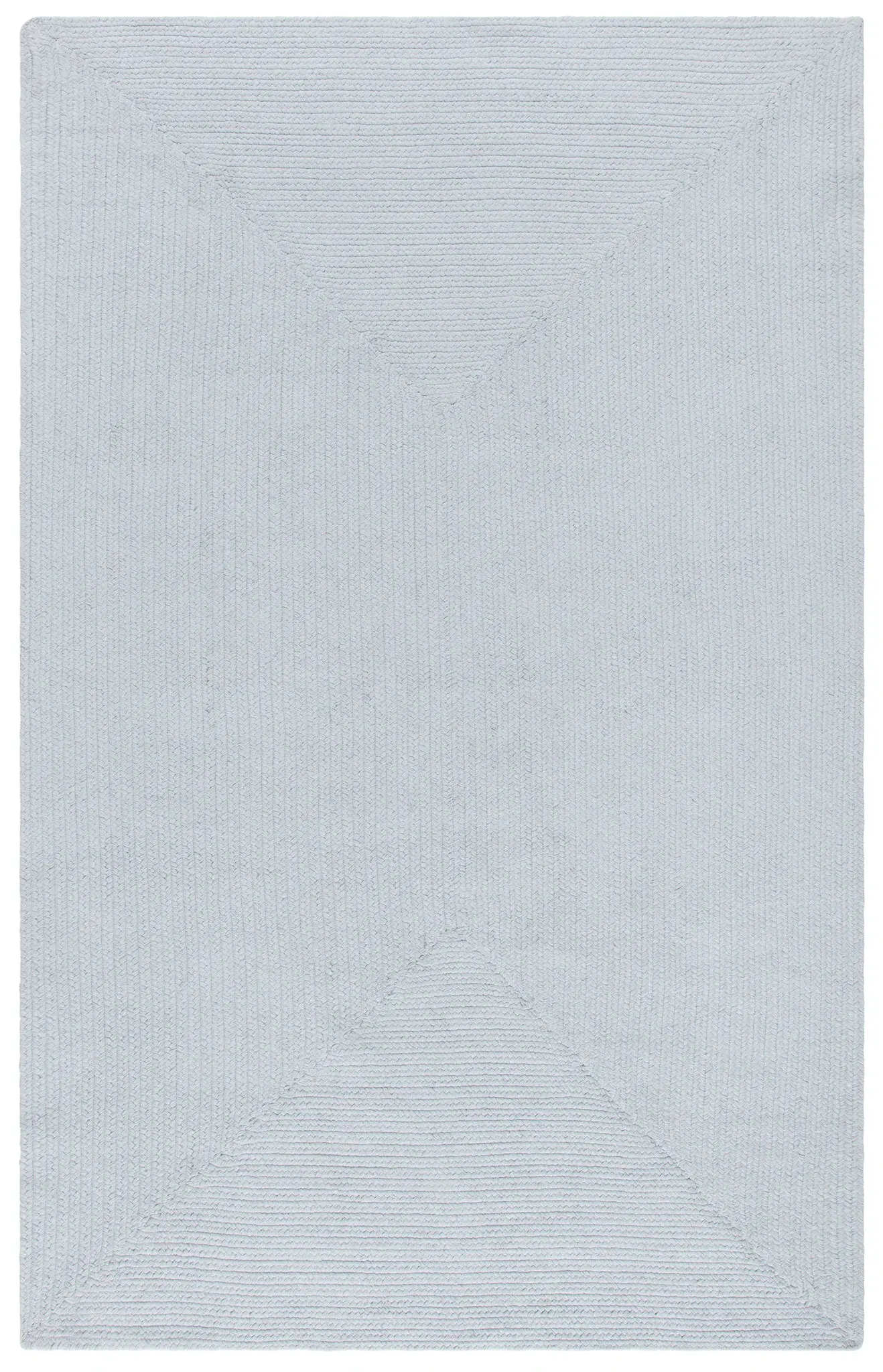 Braided Coastal Oval Hand-Woven Cotton Rug