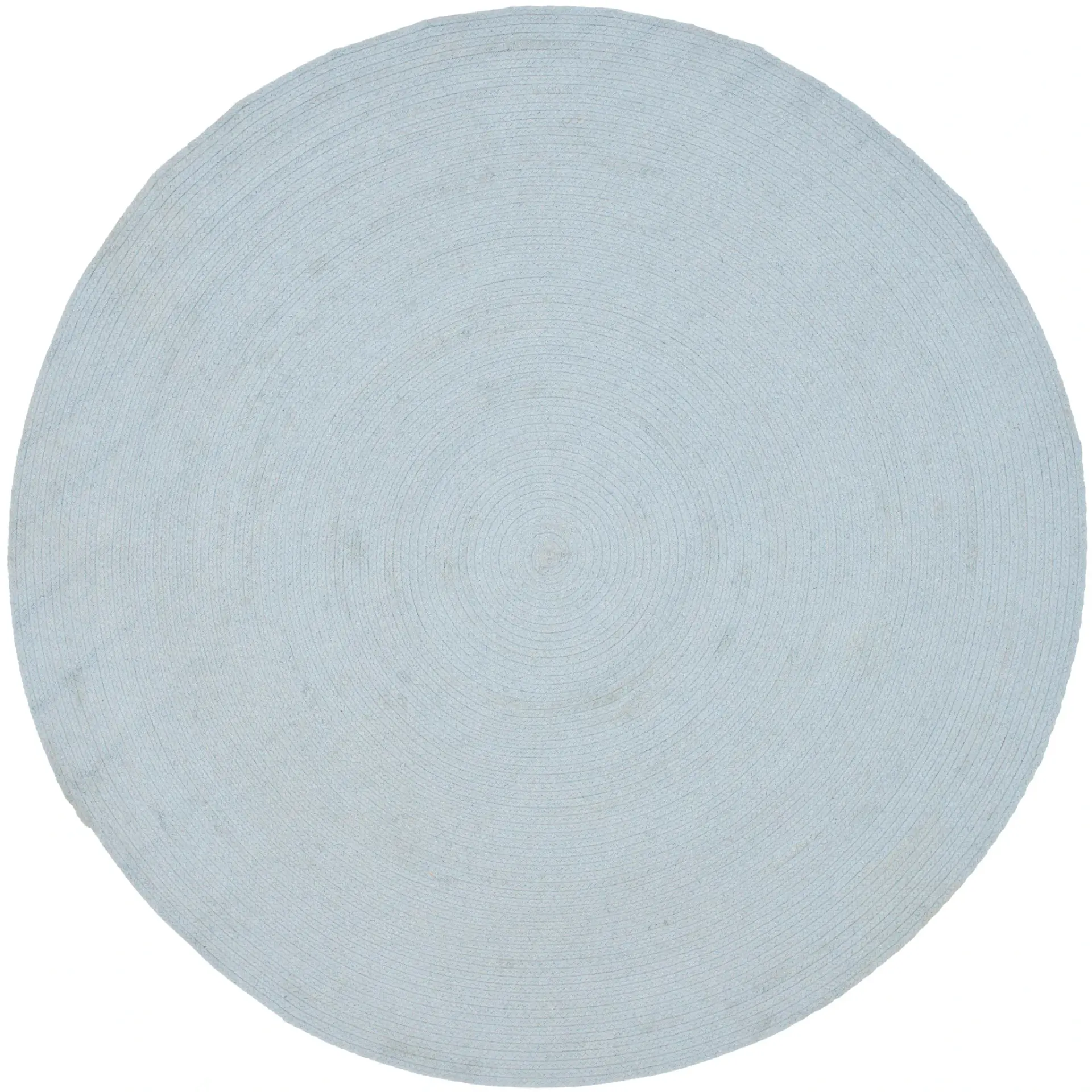 Braided Coastal Oval Hand-Woven Cotton Rug