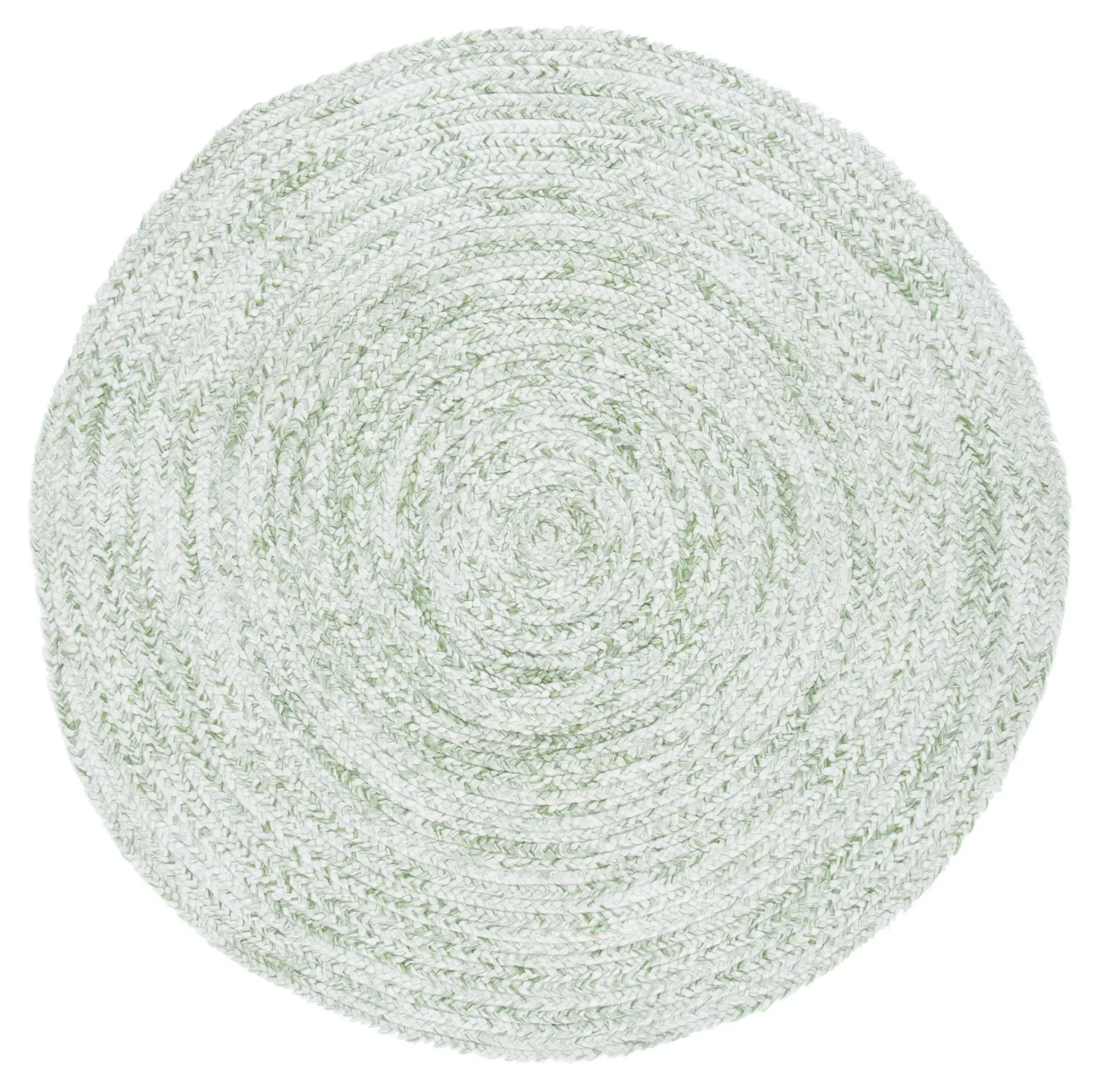 Braided Coastal Marled Outdoor Rug