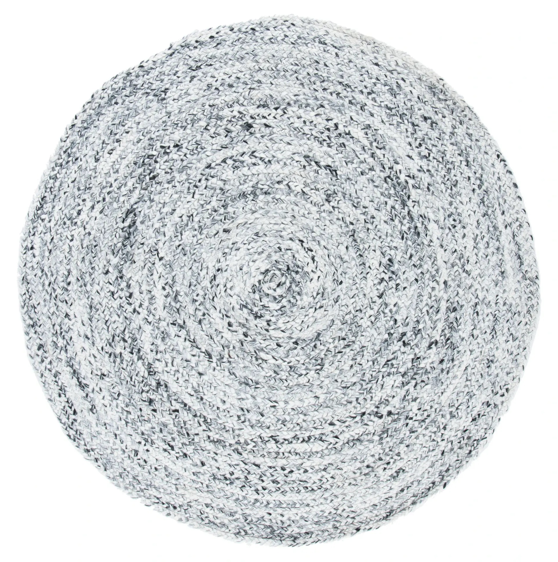 Braided Coastal Marled Outdoor Rug
