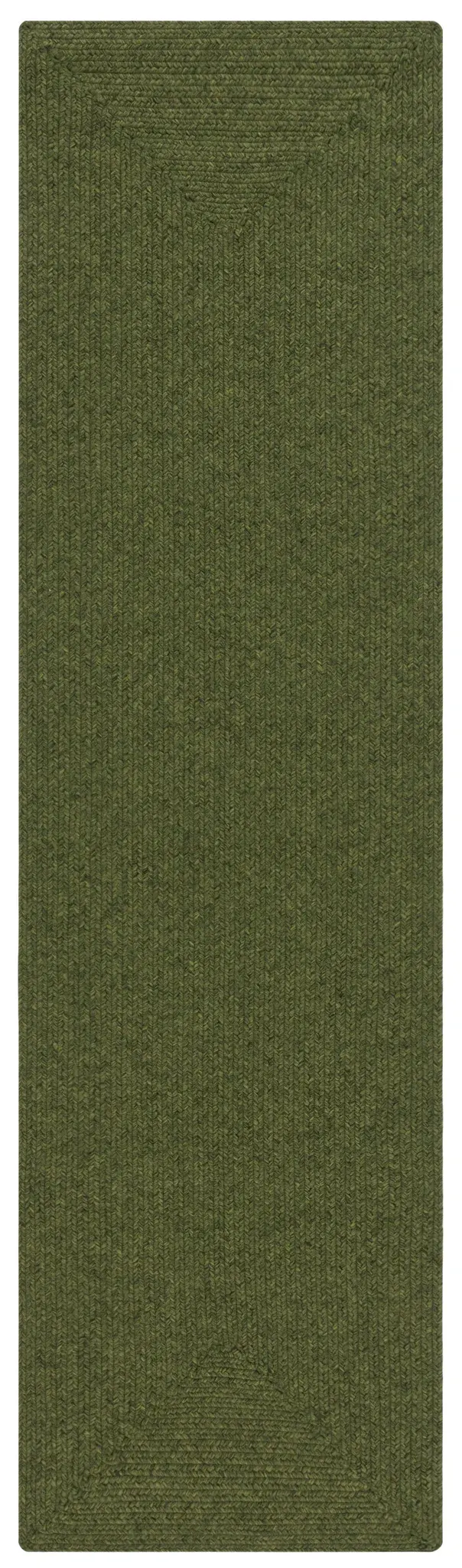 Braided Coastal Concentric Washable Outdoor Rug