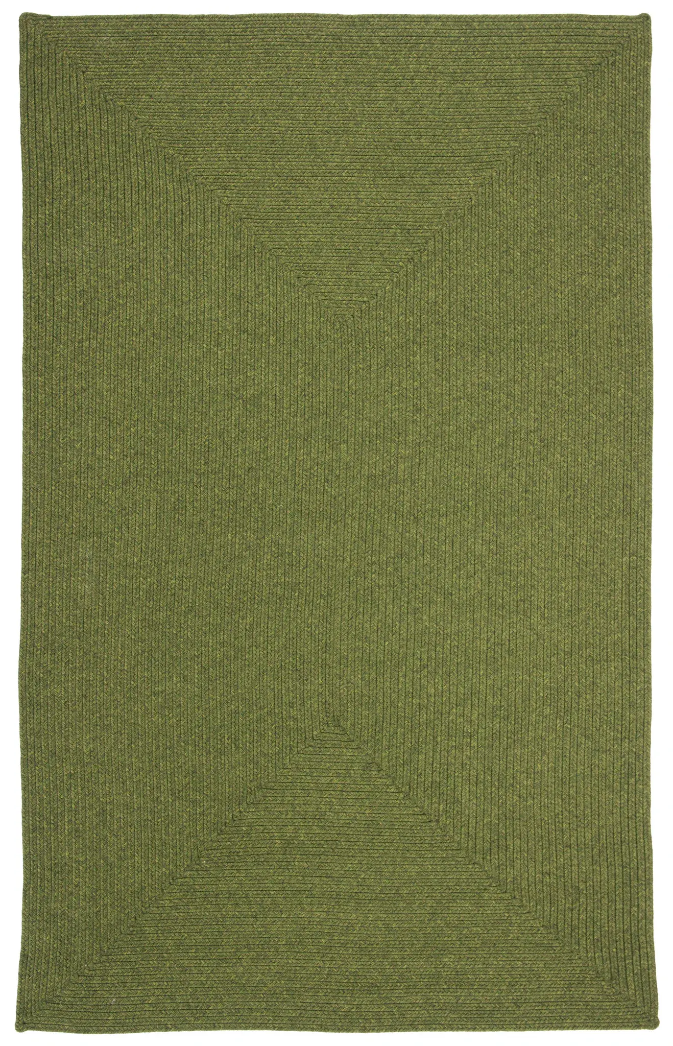Braided Coastal Concentric Washable Outdoor Rug