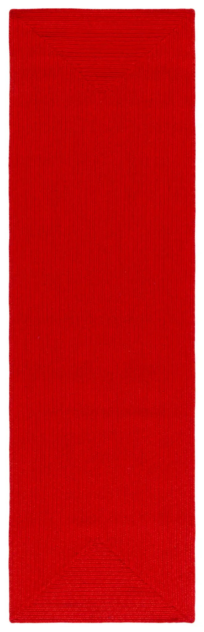 Braided Concentric Square Washable Outdoor Rug