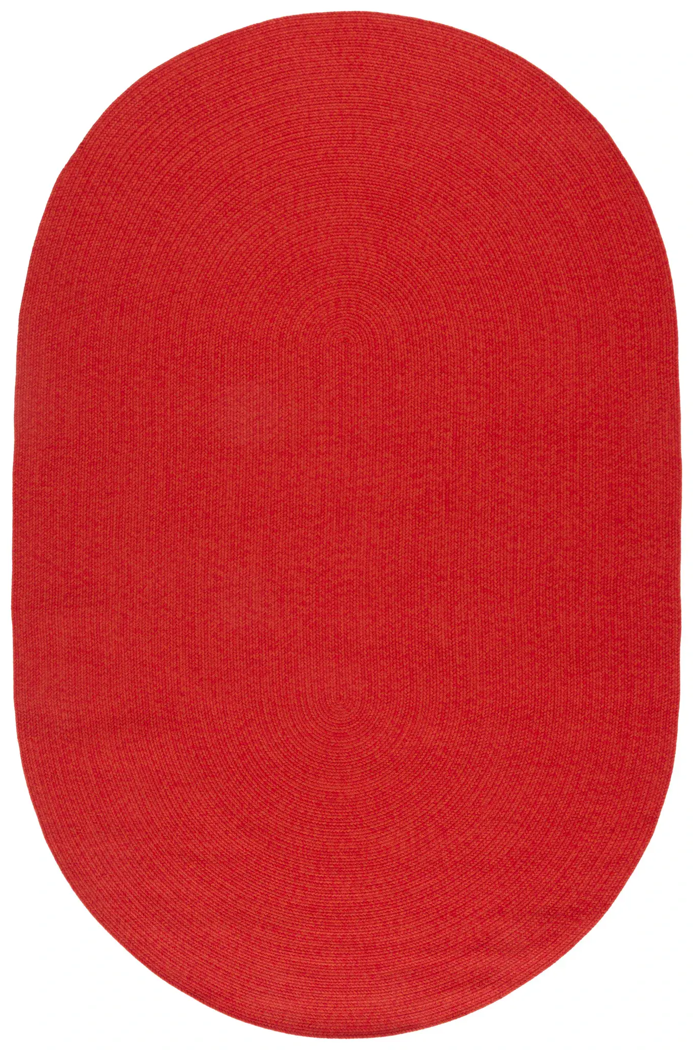 Braided Concentric Square Washable Outdoor Rug