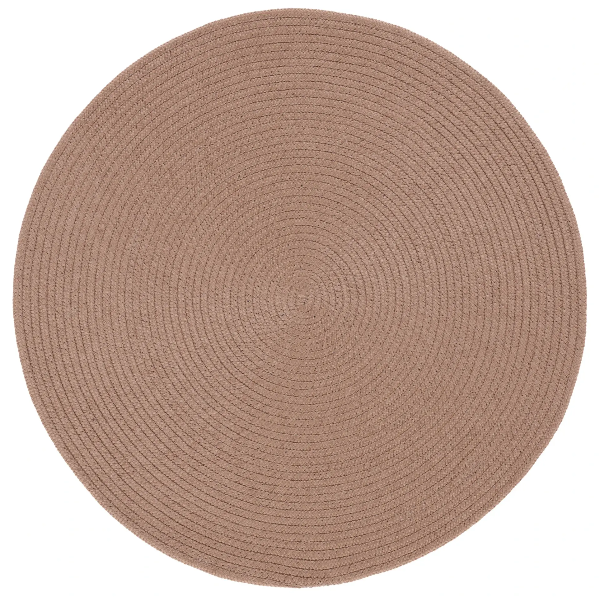 Braided Coastal Spiral Hand-Woven Rug
