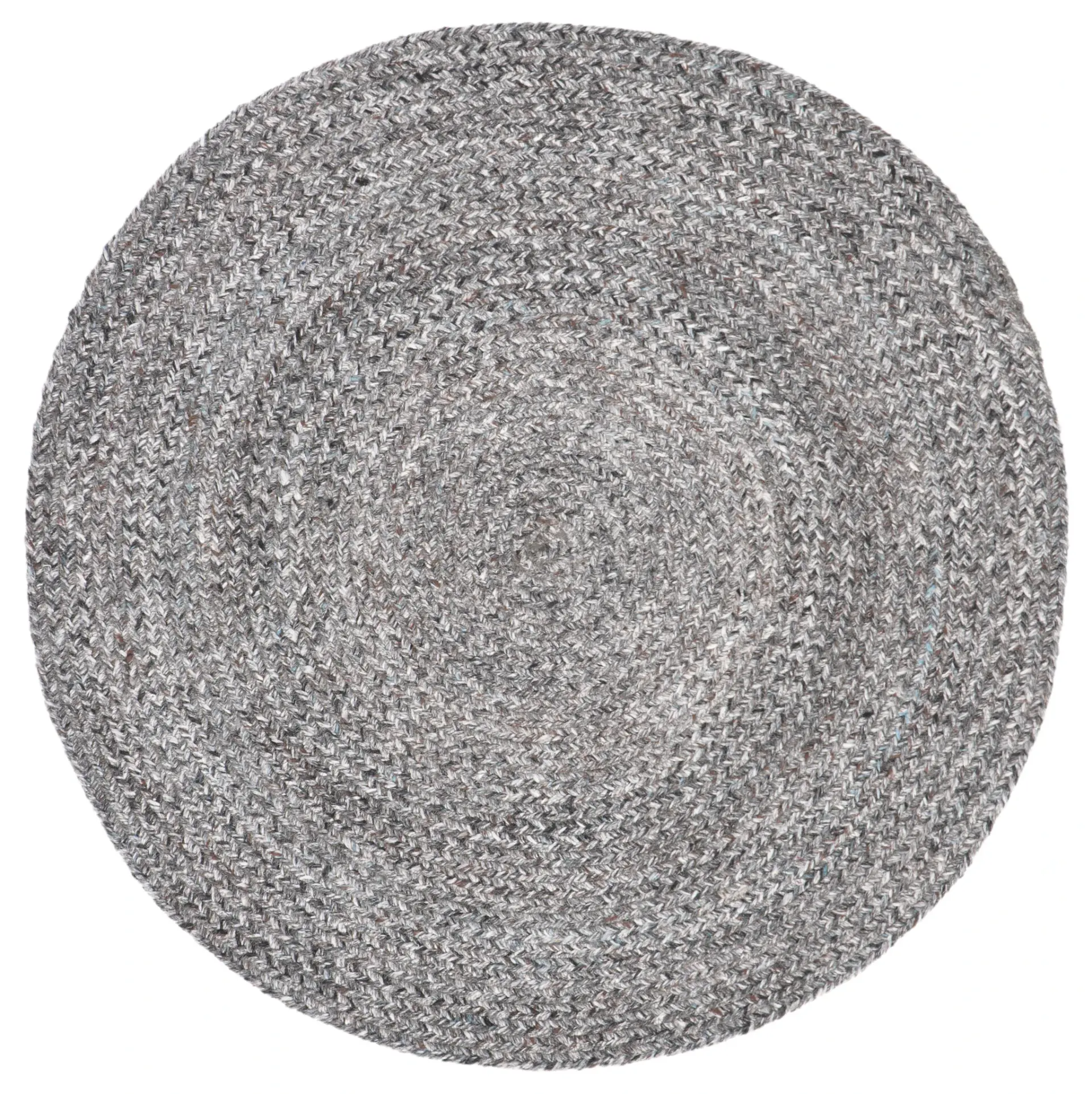 Braided Farmhouse Solid Hand-Woven Rug