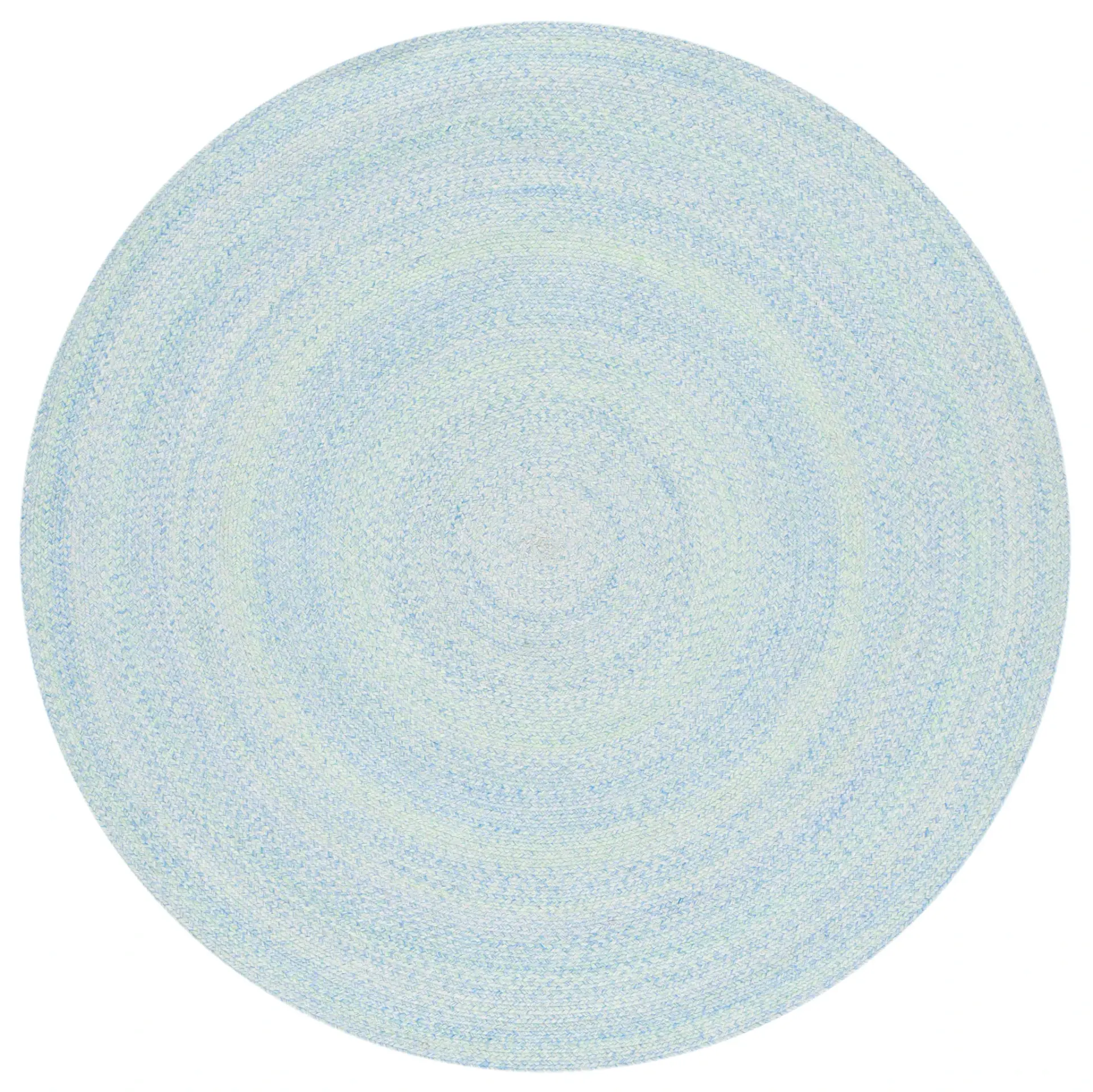 Braided Coastal Banded Hand-Woven Rug