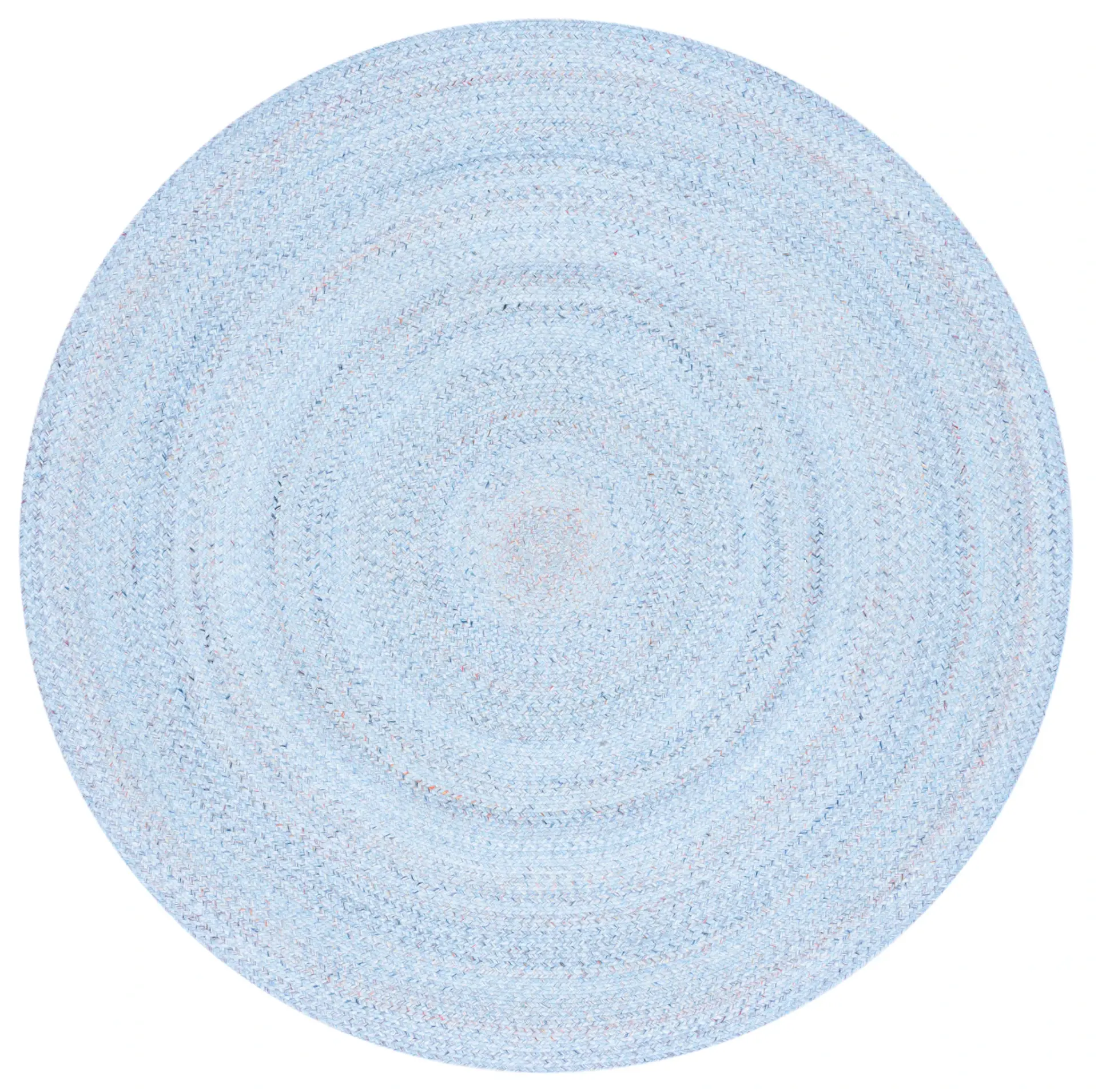 Braided Coastal Banded Hand-Woven Rug