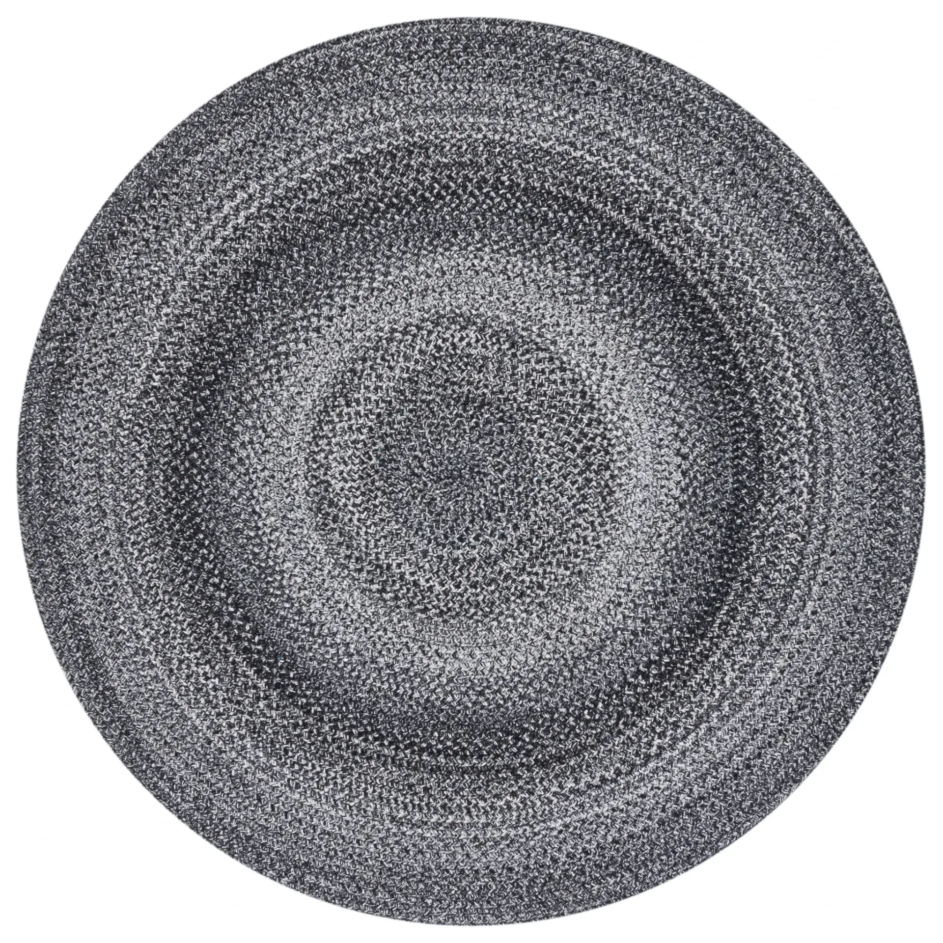 Braided Coastal Banded Hand-Woven Rug