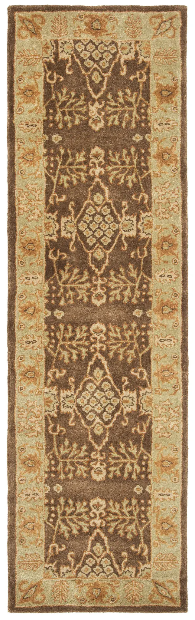 Bergama Botanical Medallion Hand-Tufted Wool Rug