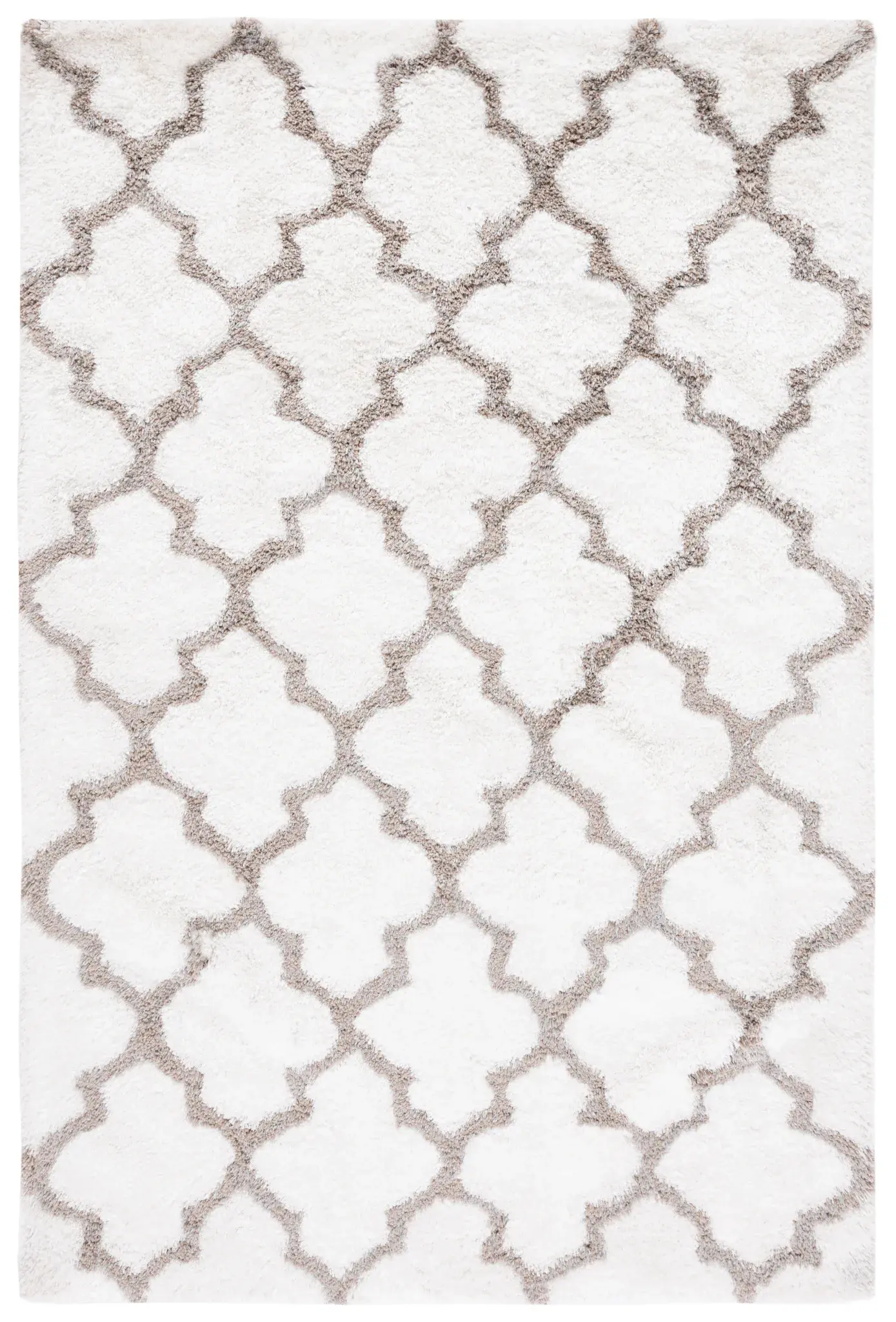 Barcelona Trellis Hand-Tufted Shag Rug