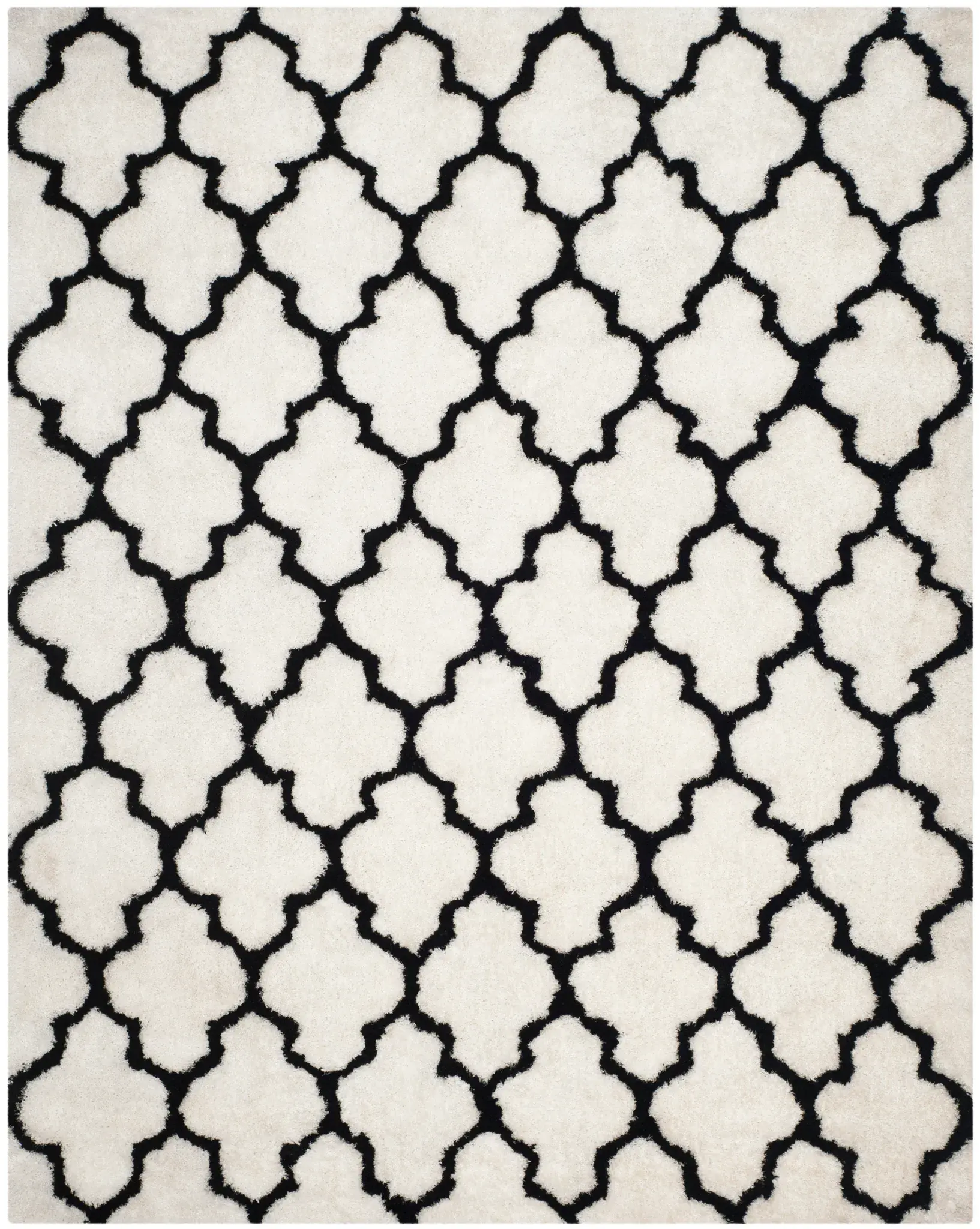 Barcelona Trellis Hand-Tufted Shag Rug