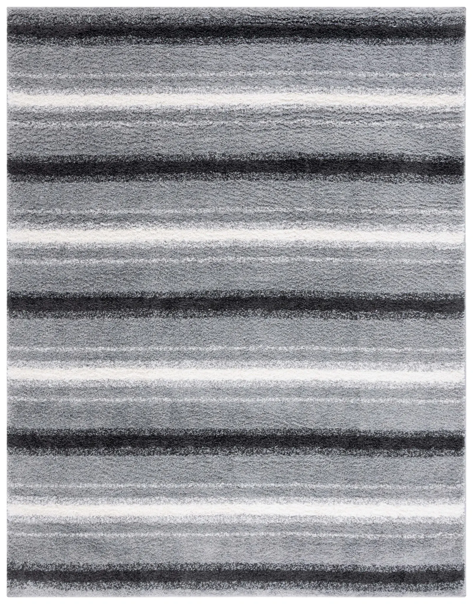 Border & Stripe Striped Shag Rug