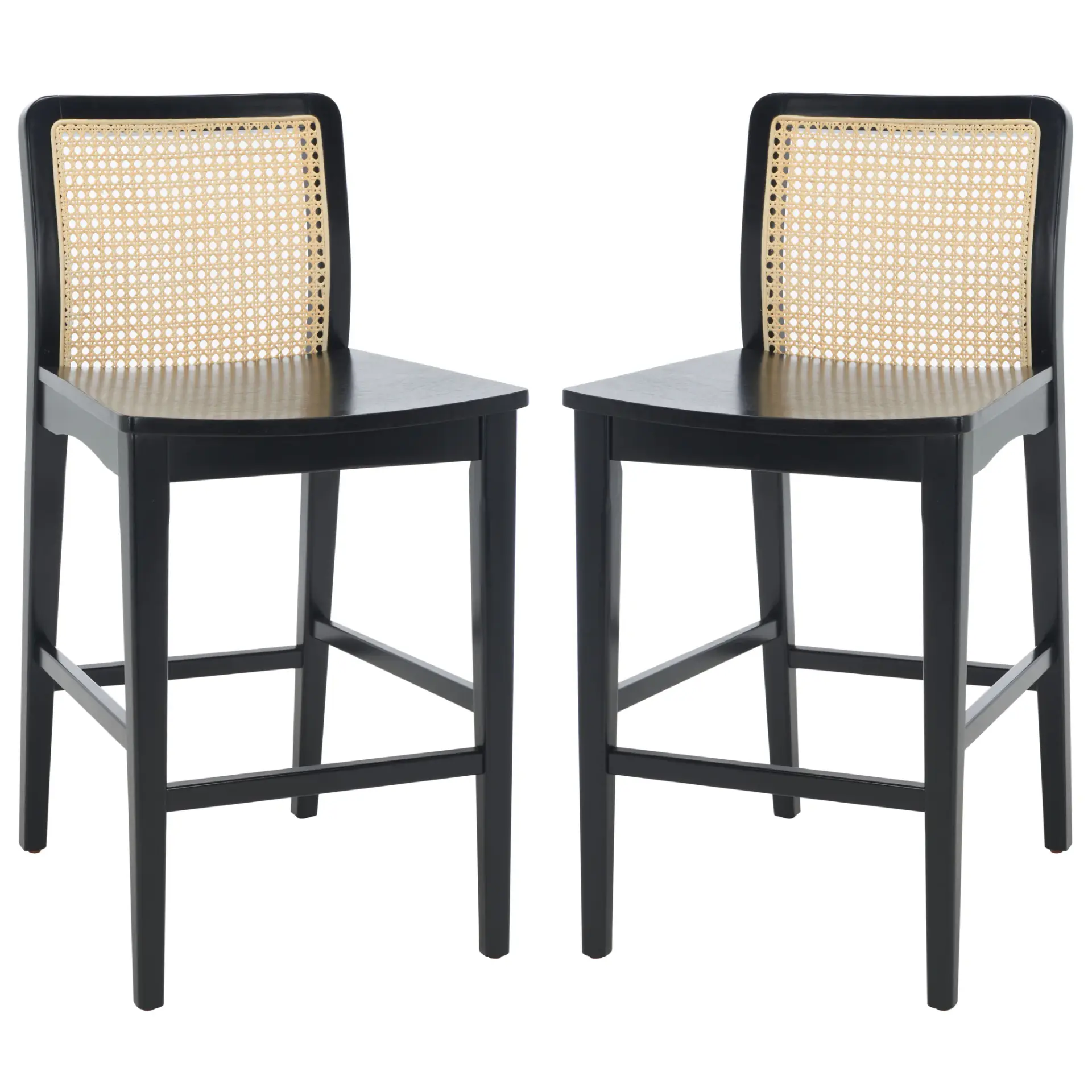 Benicio Rattan Counter Stool (Set of 2)