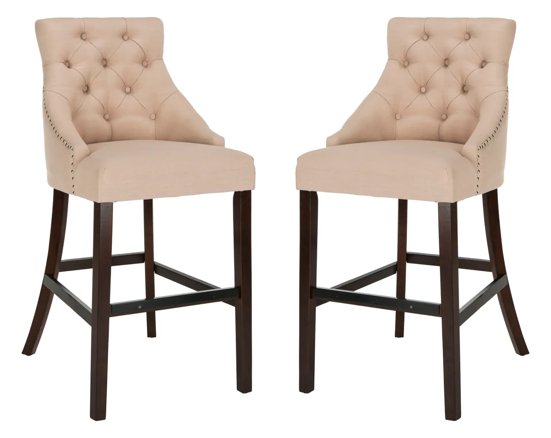 Eleni Tufted Bar Stool (Set of 2)