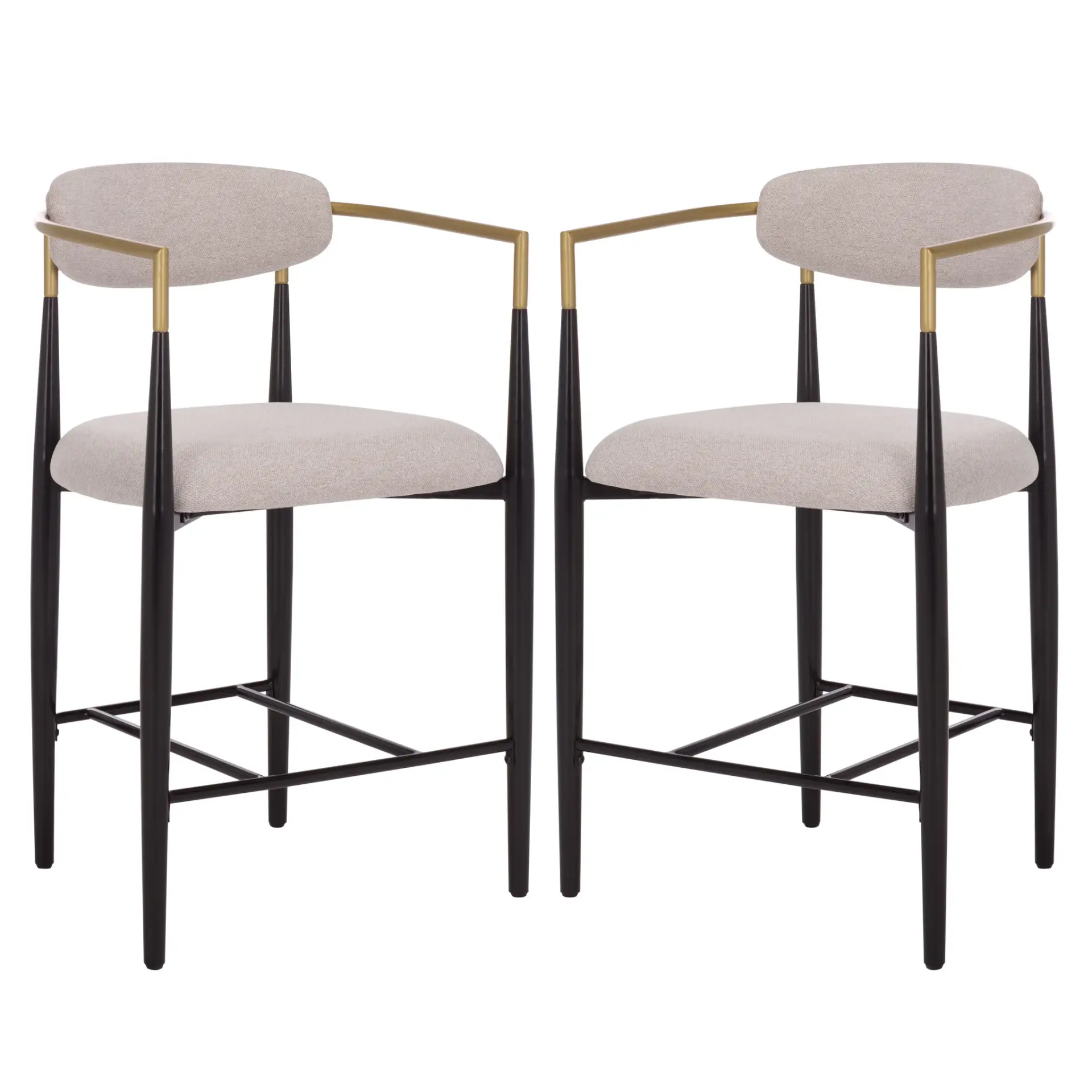 Covelle Arm Counter Stool (Set of 2)