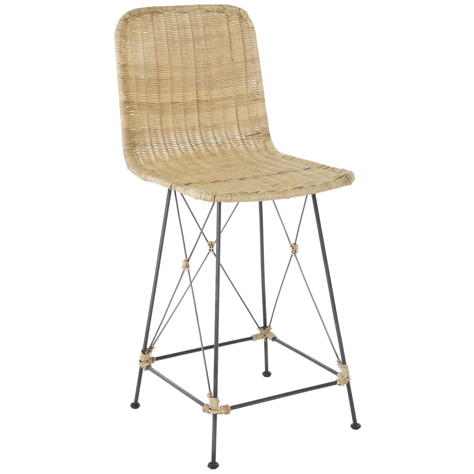 Minerva Weaved Counter Stool (Set of 2)