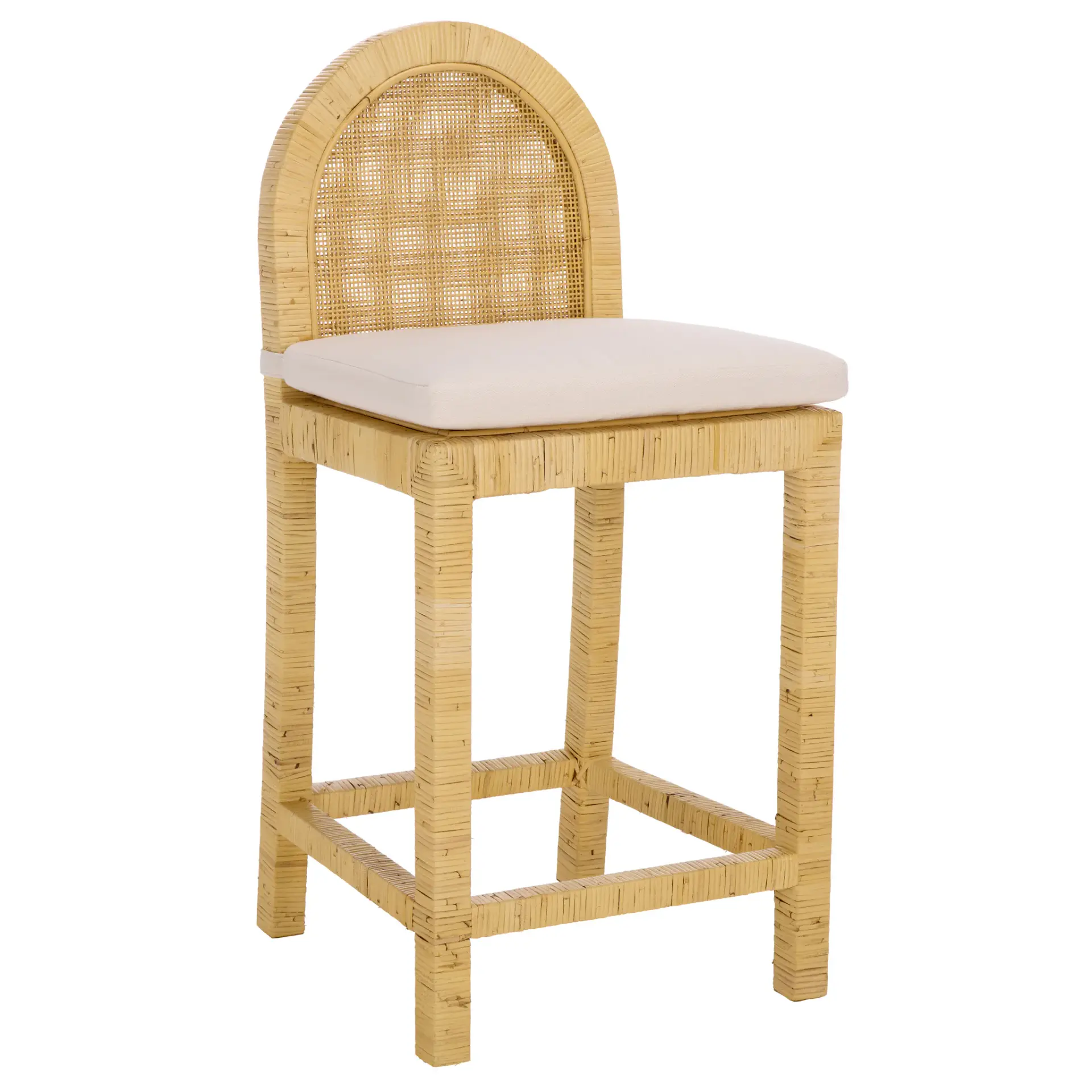Tojo Cane Roundback Counter Stool