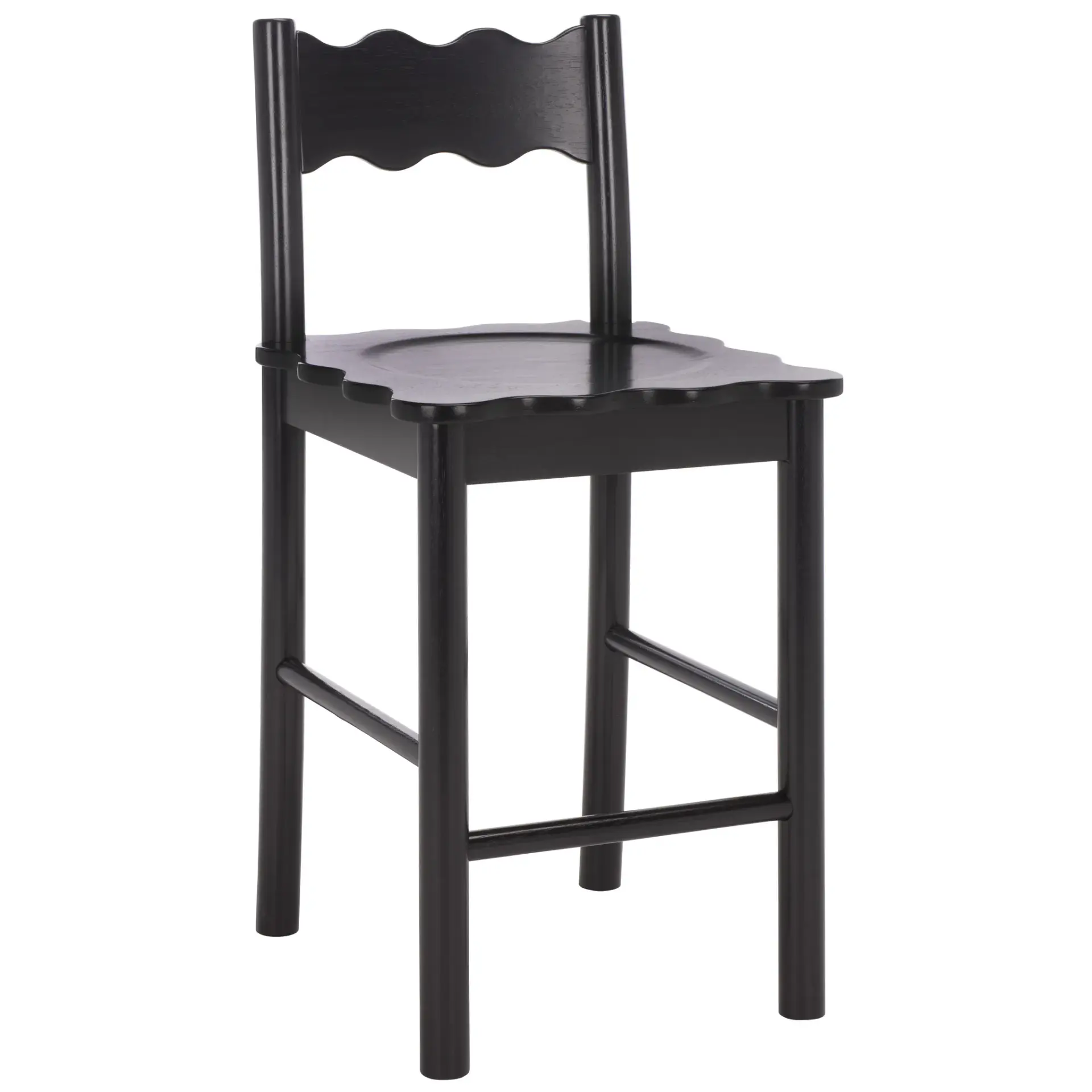 Nolly Scallop Counter Chair