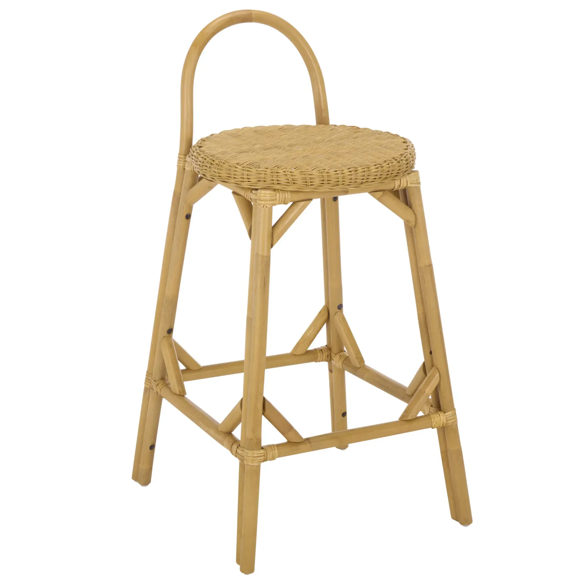 Yulia Rattan Bar Stool