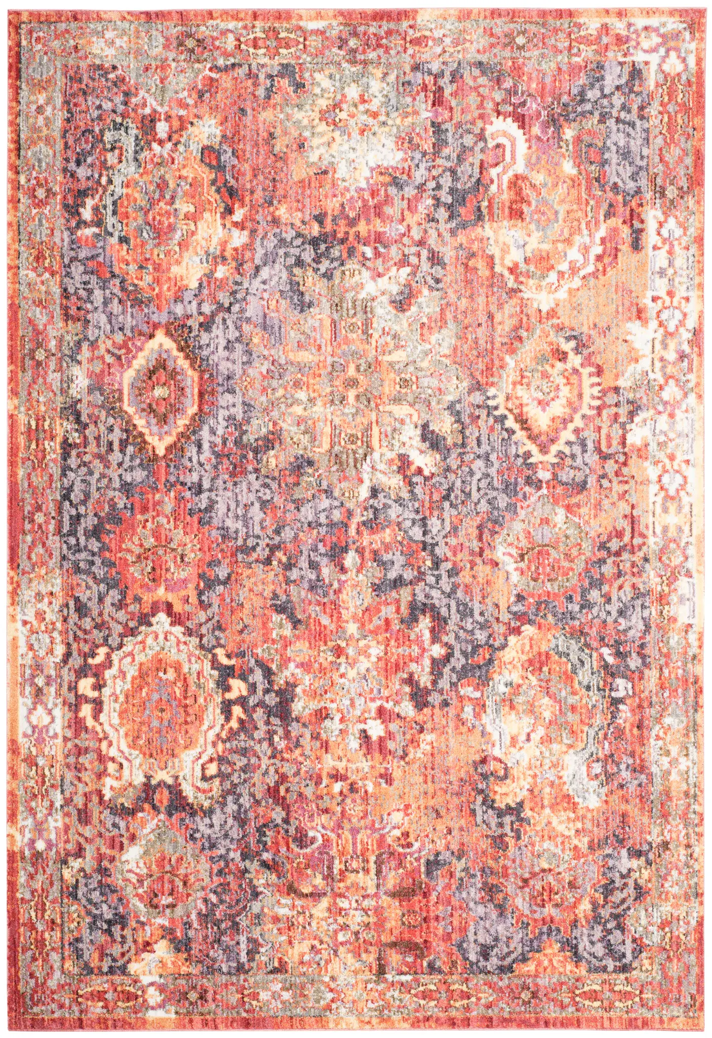 Bristol Distressed Traditional Allover Rug