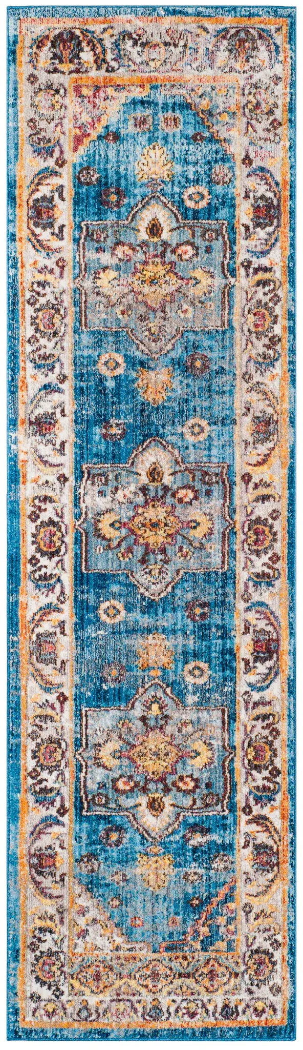 Bristol Vintage Stepped Medallion Rug