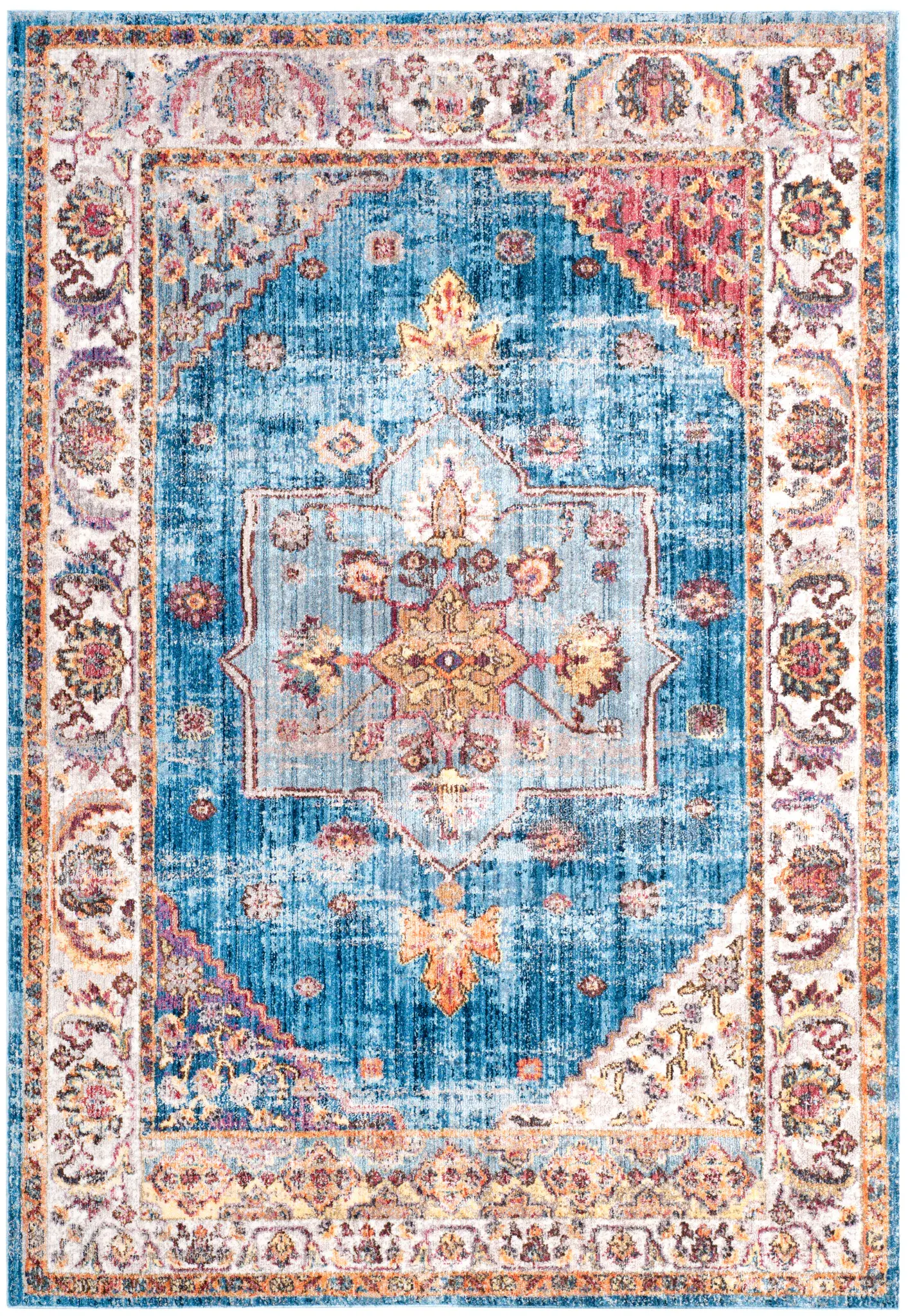 Bristol Vintage Stepped Medallion Rug
