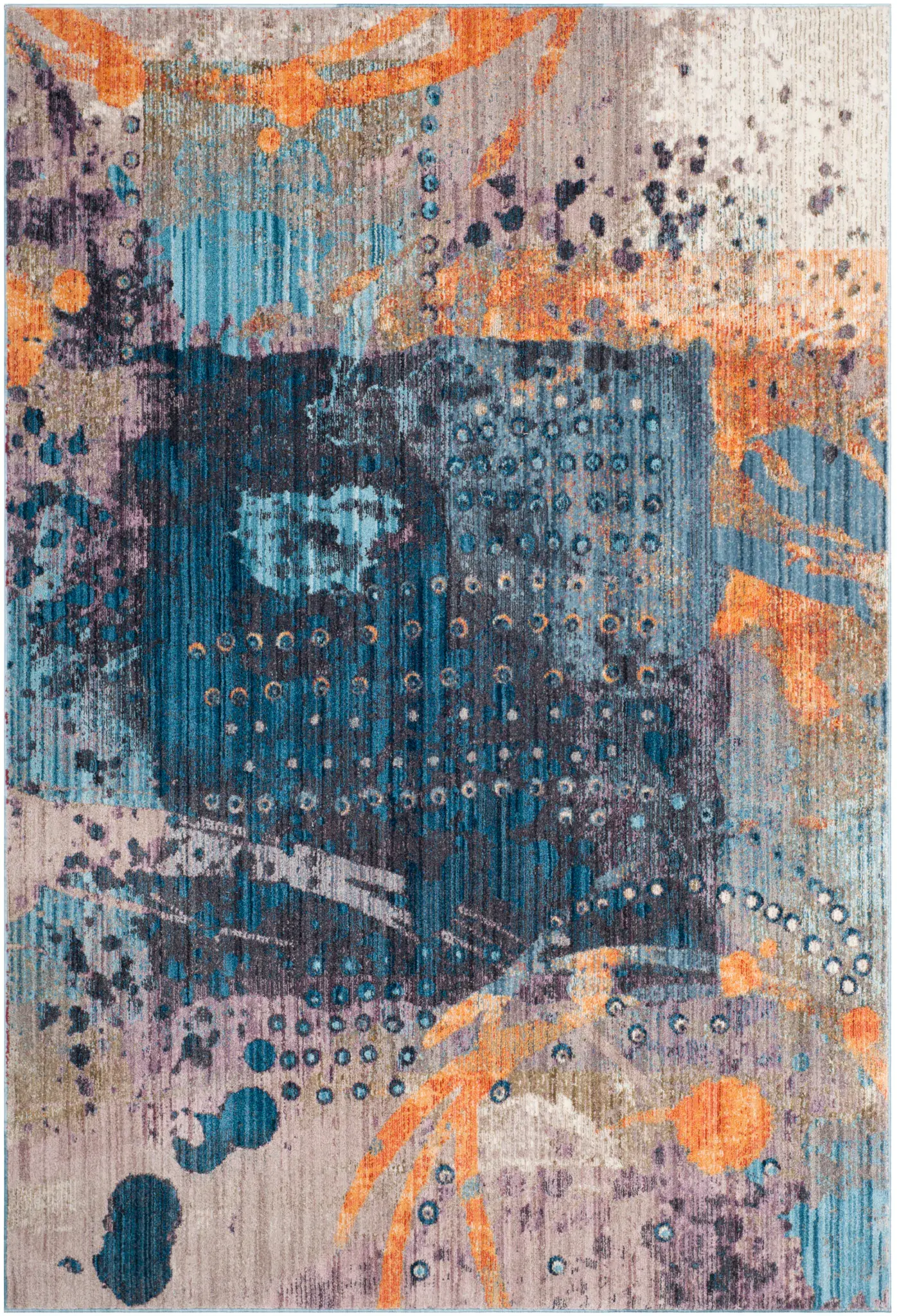 Bristol Abstract Collage Rug