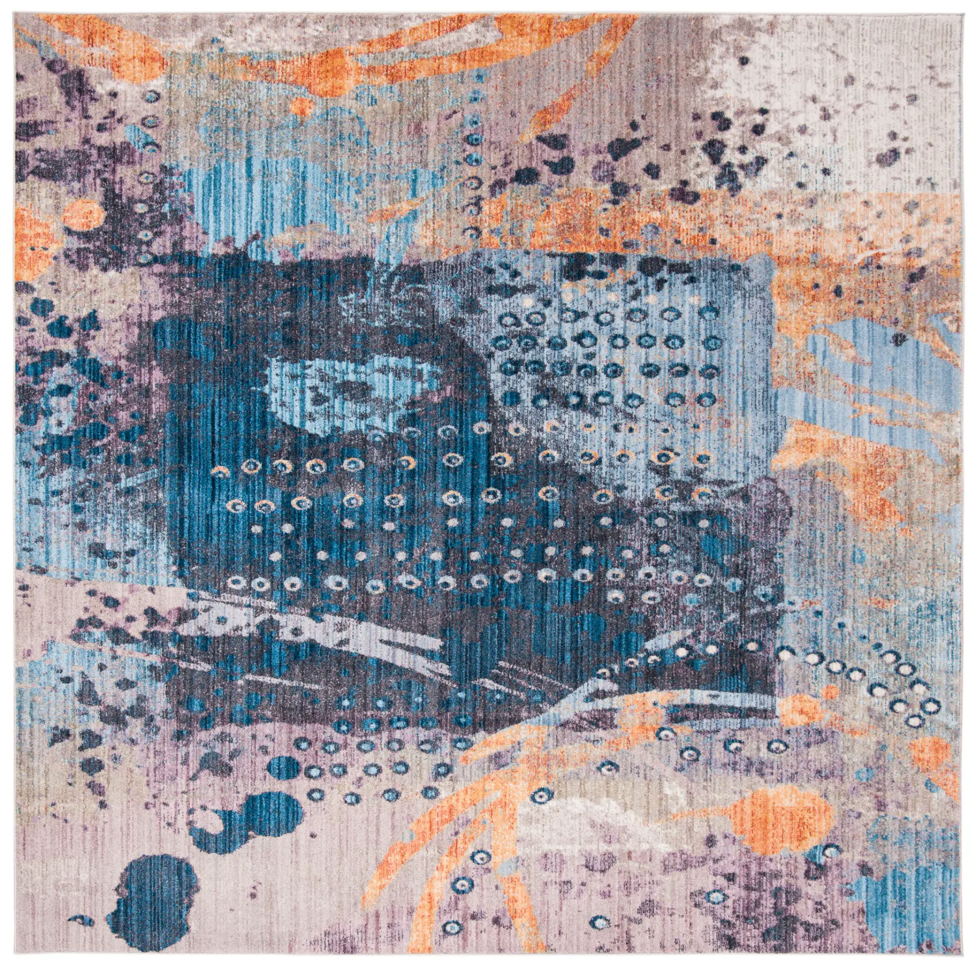 Bristol Abstract Collage Rug