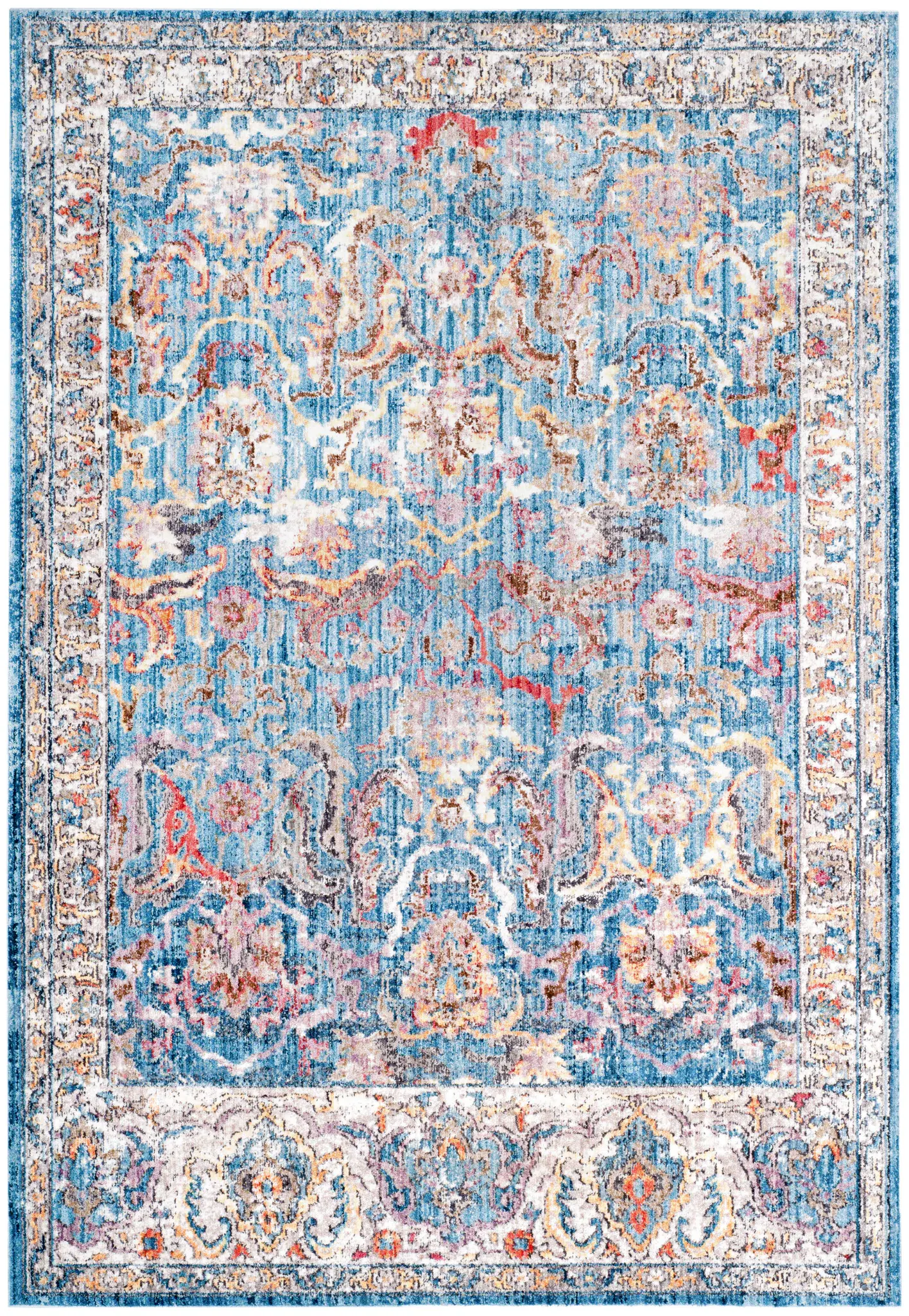 Bristol Distressed Medallion Rug