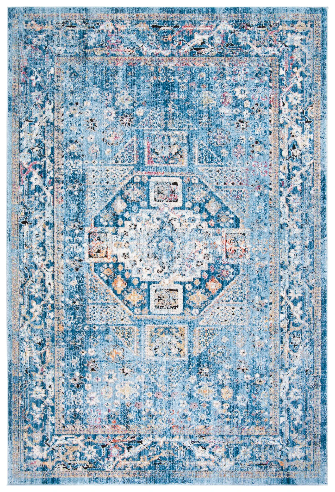 Bristol Distressed Octagon Medallion Rug