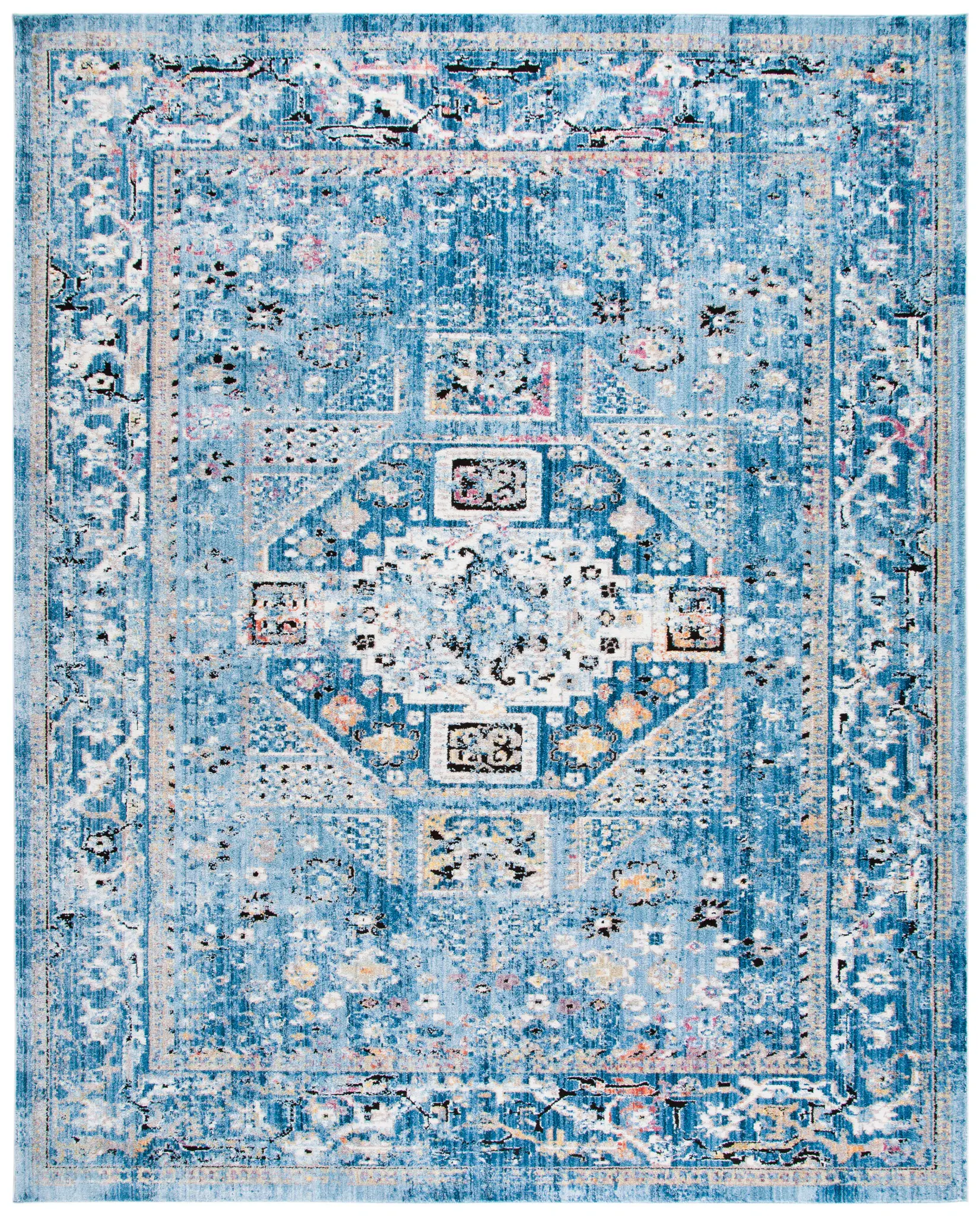 Bristol Distressed Octagon Medallion Rug