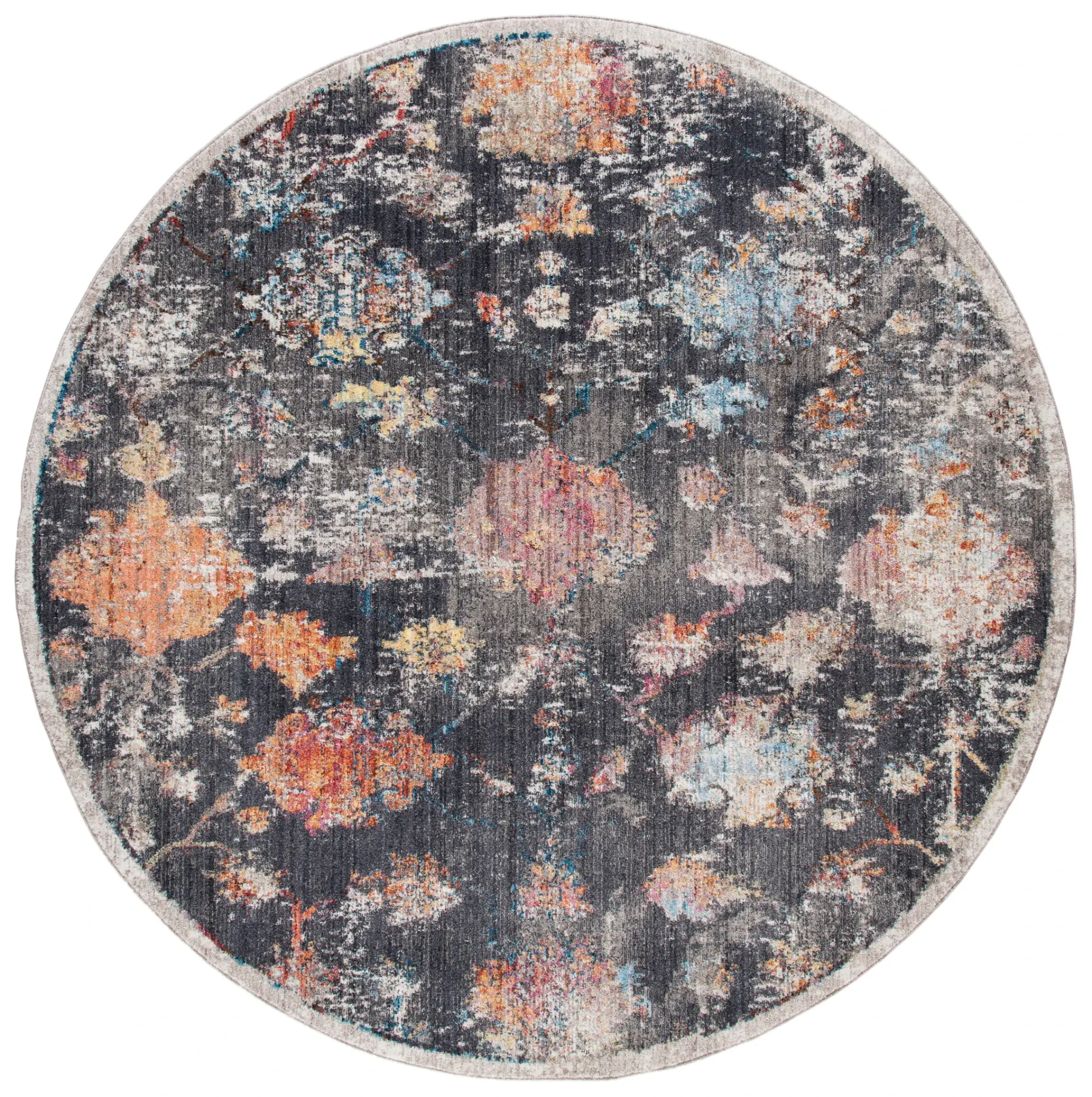 Bristol Distressed Floral Allover Rug