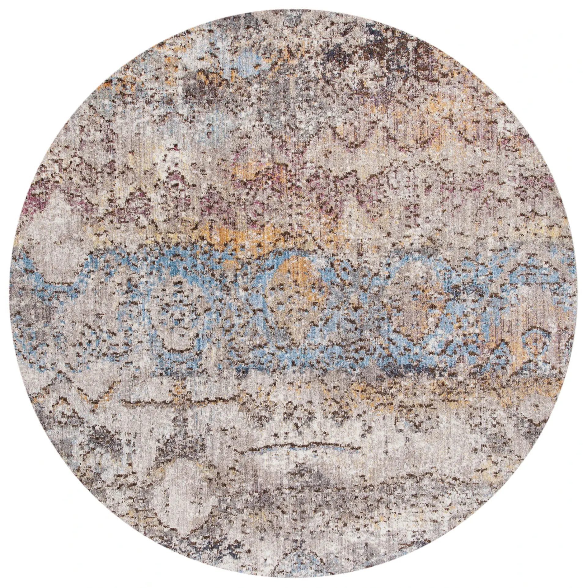 Bristol Distressed Banded Rug