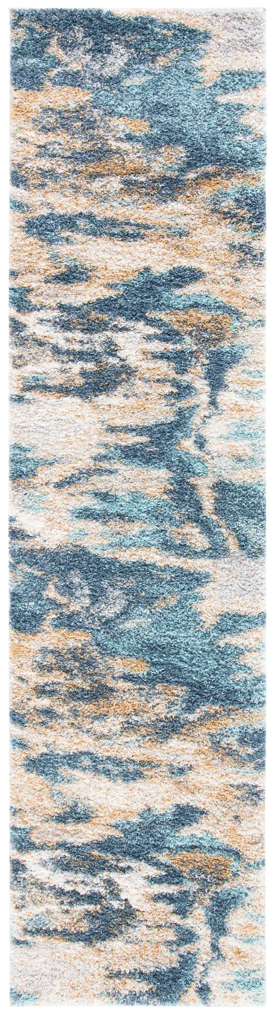 Calista Abstract Marbled Shag Rug