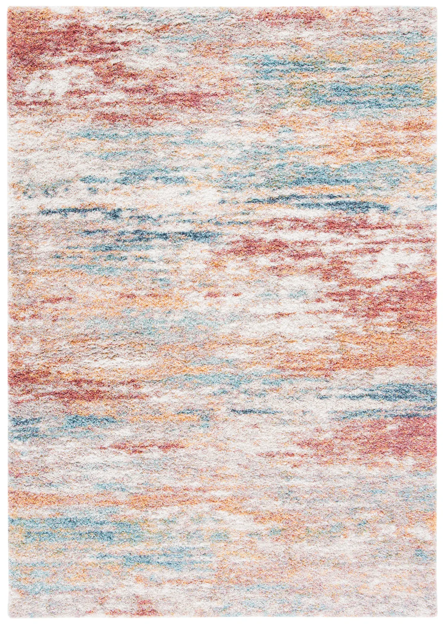 Calista Abstract Wash Shag Rug