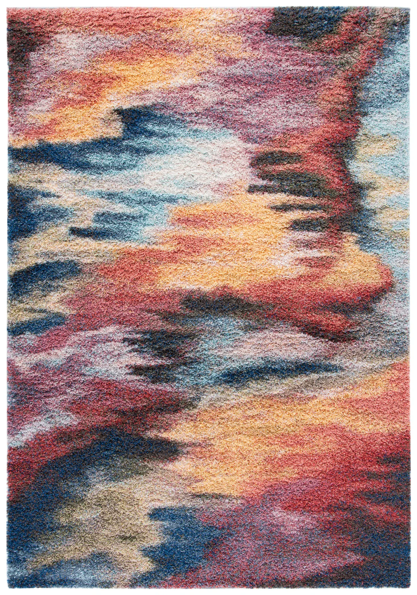 Calista Abstract Shag Rug