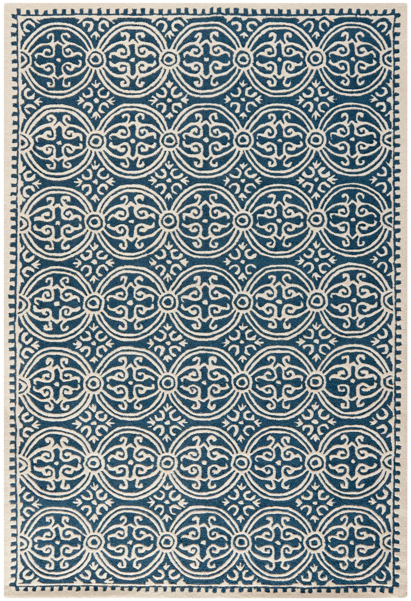 Cambridge Tile Hand-Tufted Wool Rug
