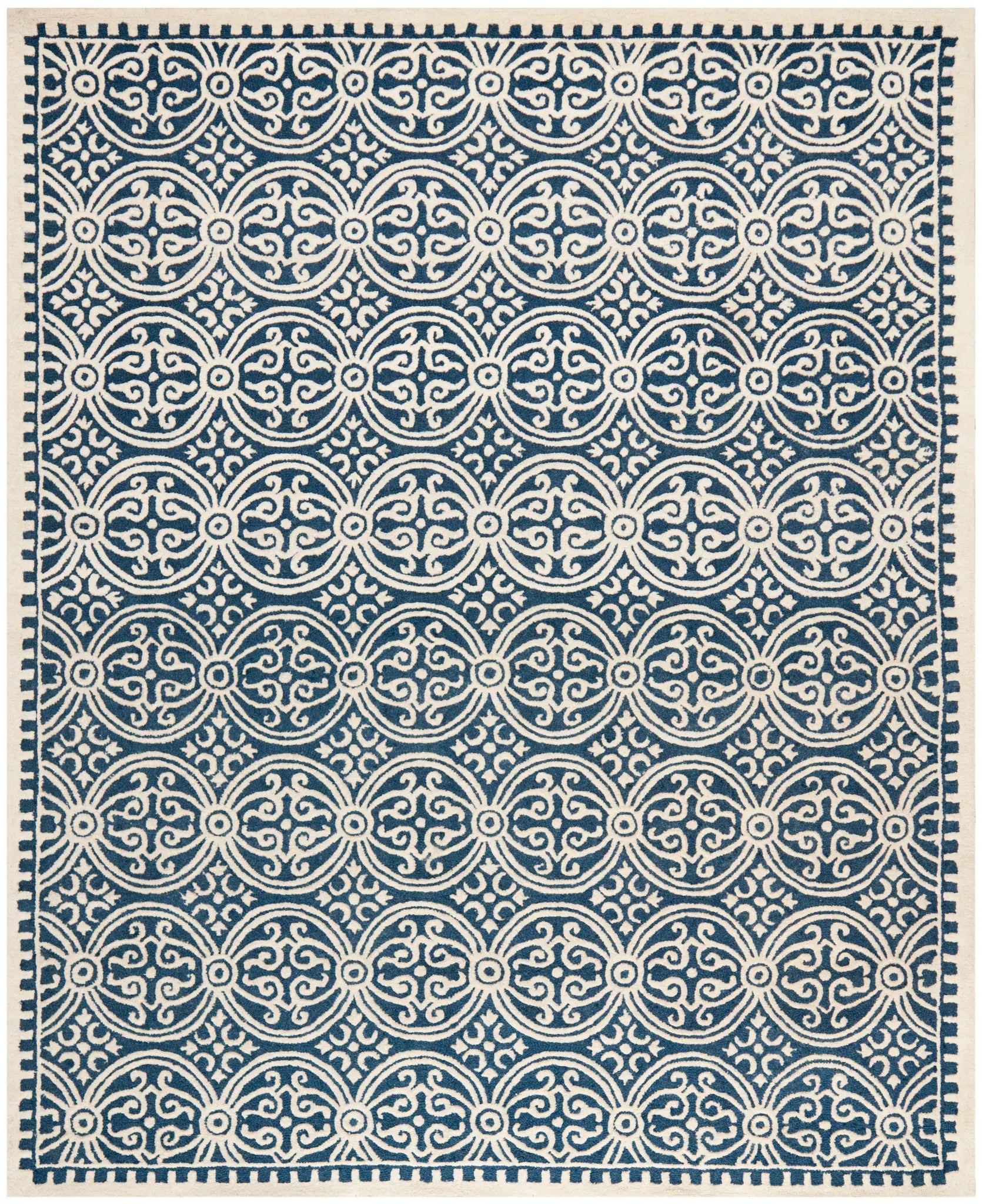 Cambridge Tile Hand-Tufted Wool Rug