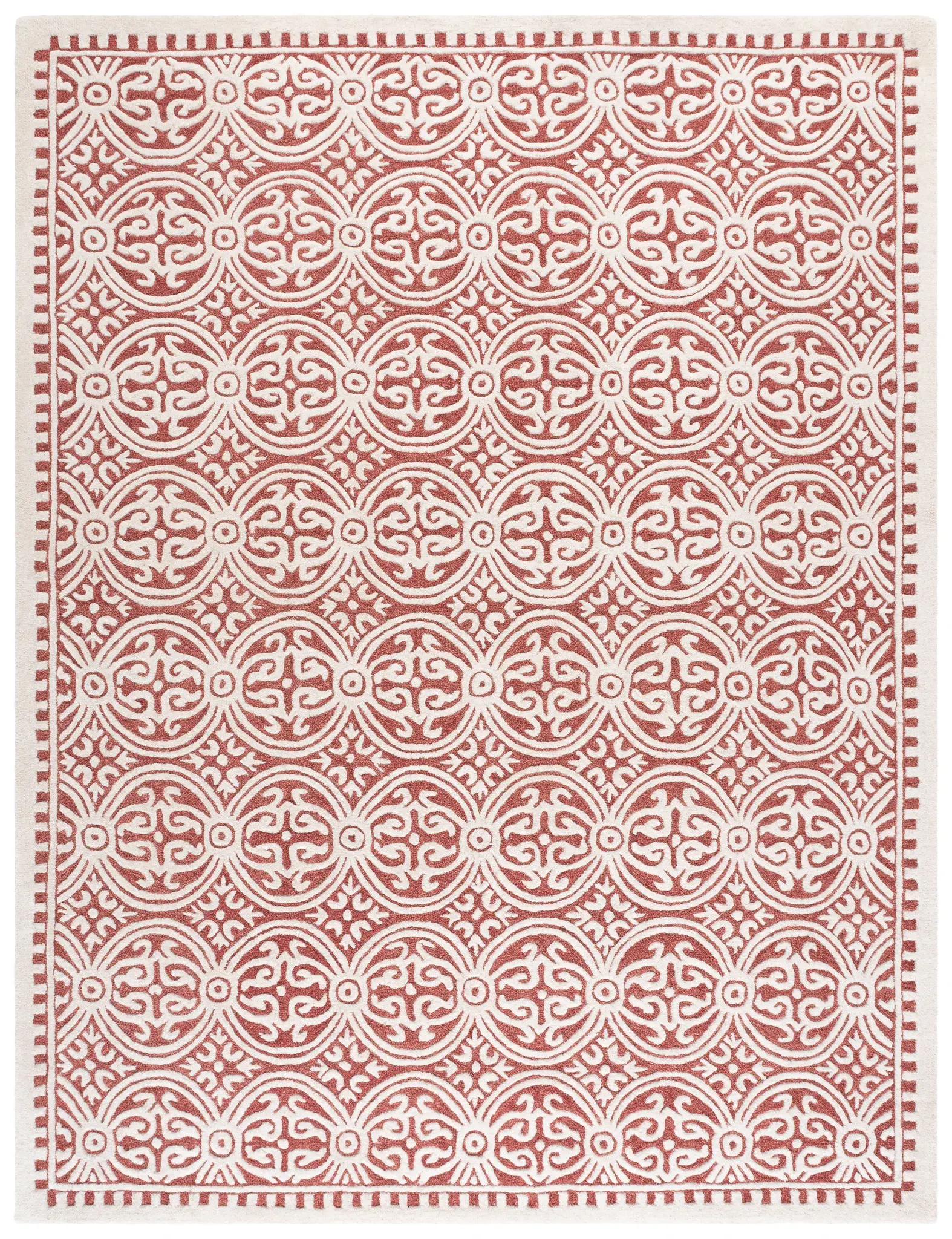 Cambridge Tile Hand-Tufted Wool Rug