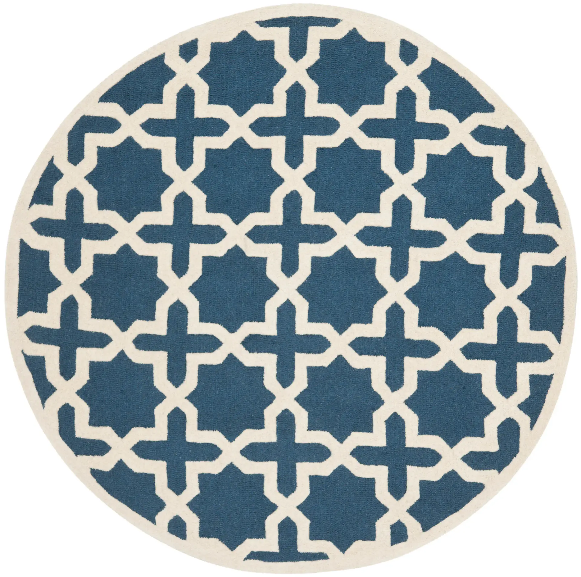 Cambridge Trellis Hand-Tufted Wool Rug