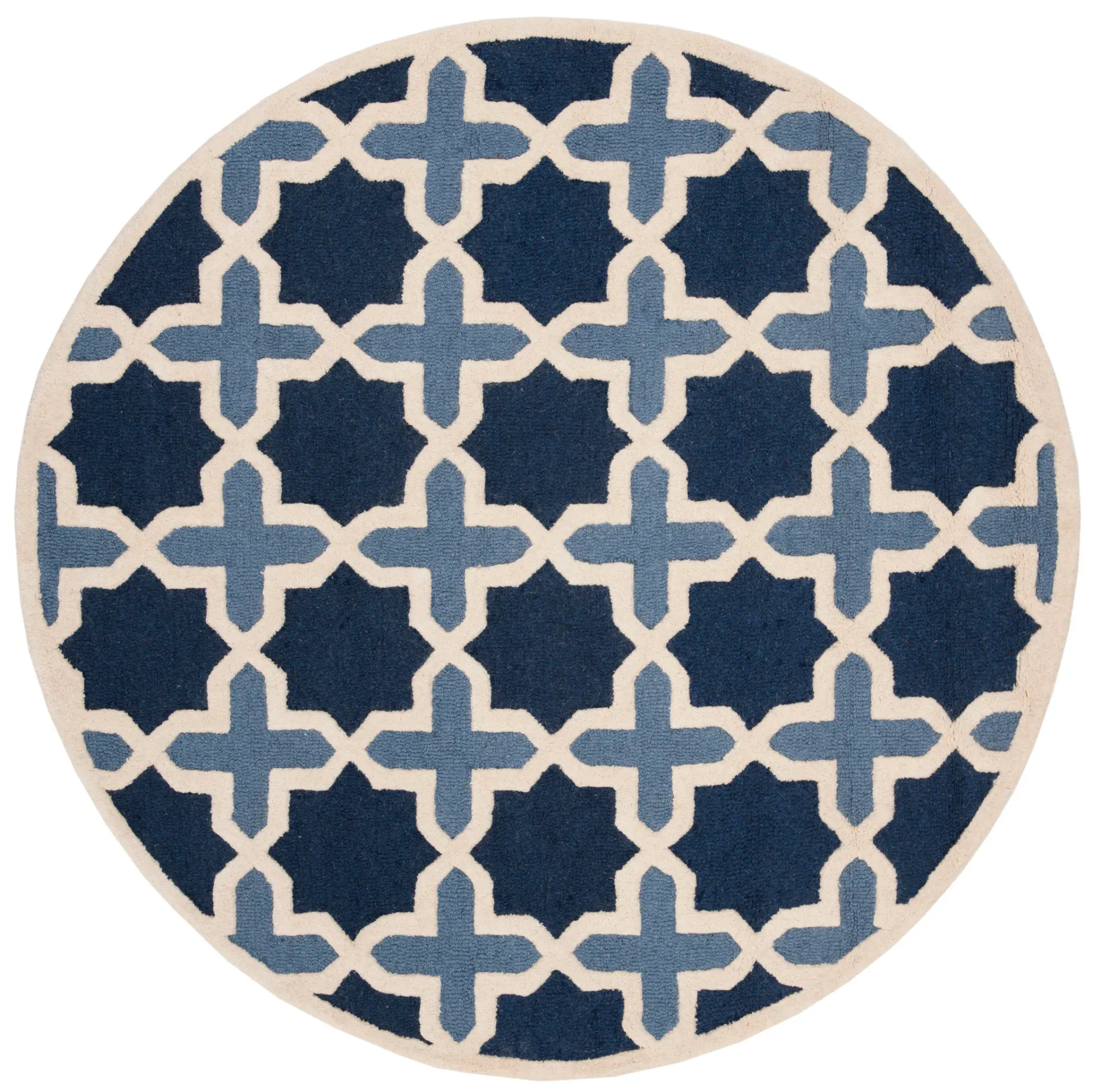 Cambridge Star Trellis Hand-Tufted Wool Rug