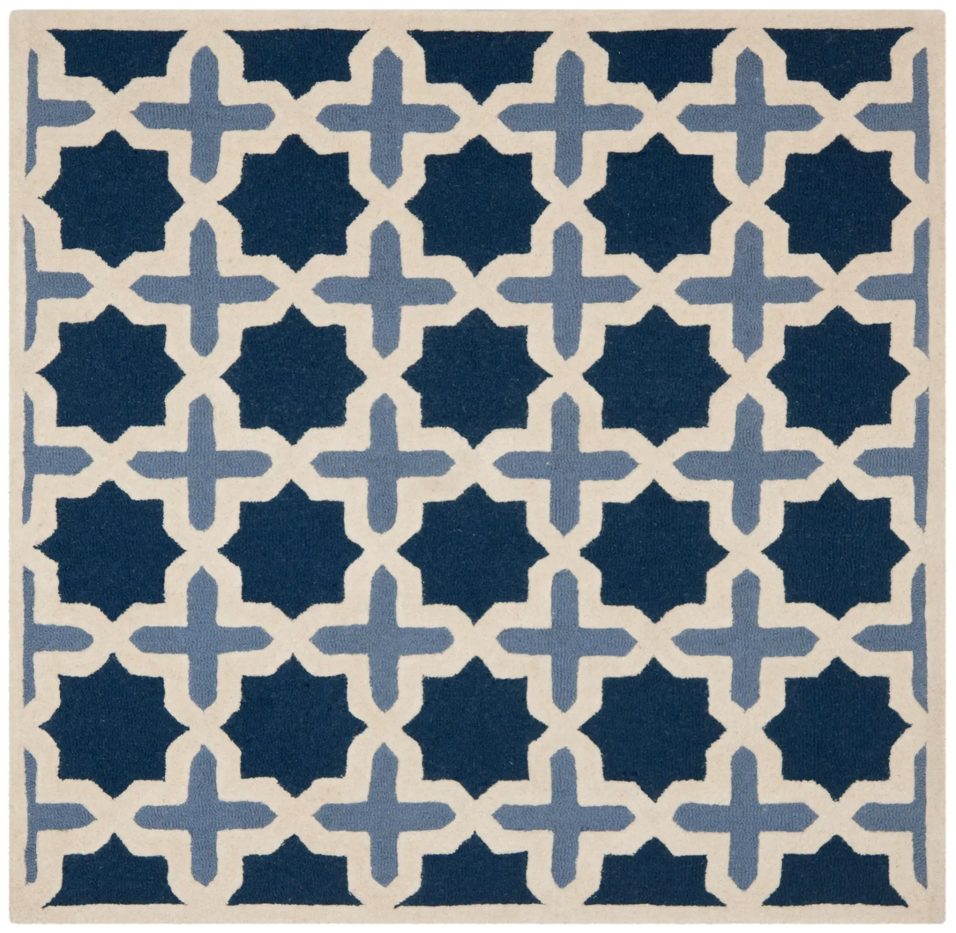Cambridge Star Trellis Hand-Tufted Wool Rug