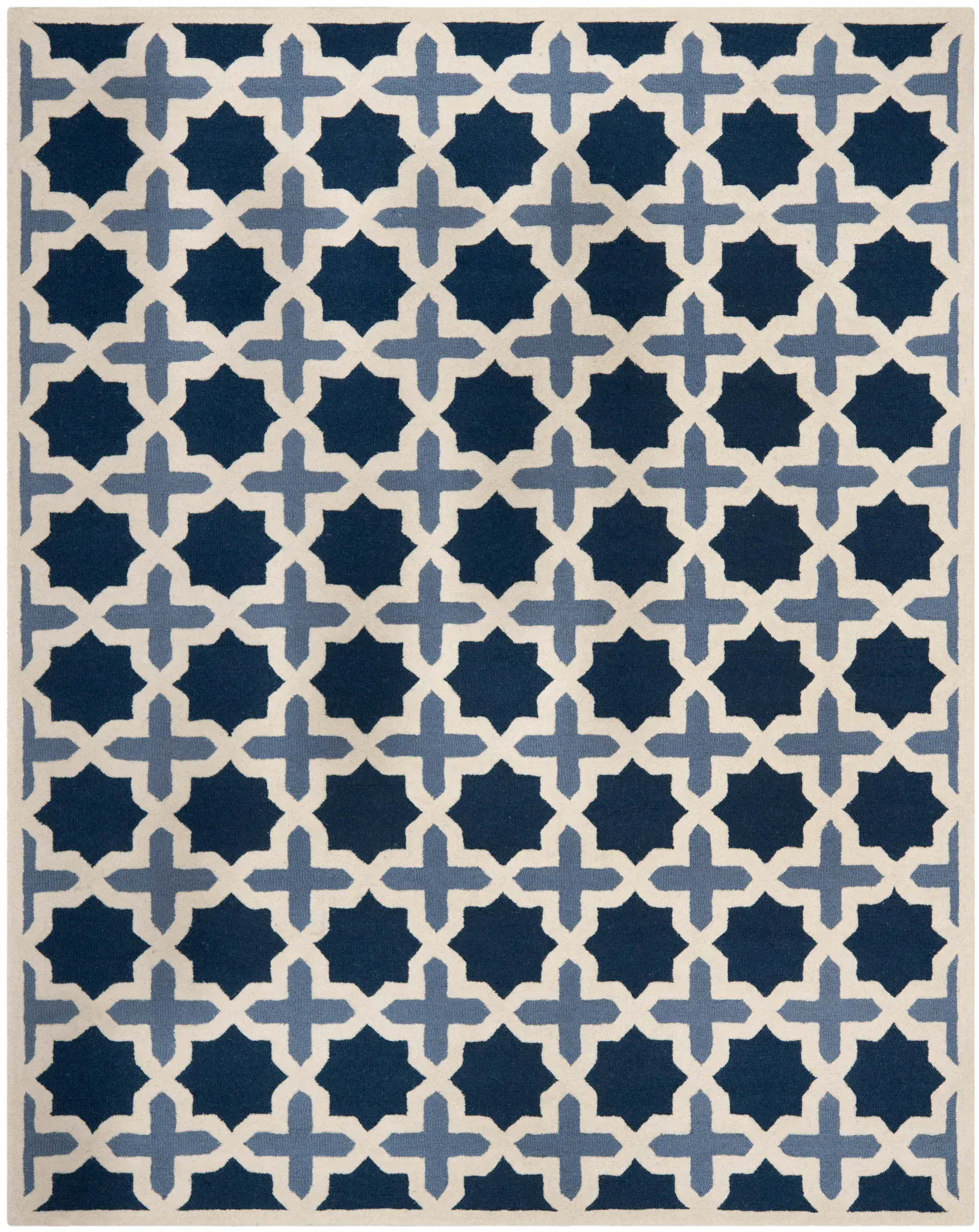 Cambridge Star Trellis Hand-Tufted Wool Rug