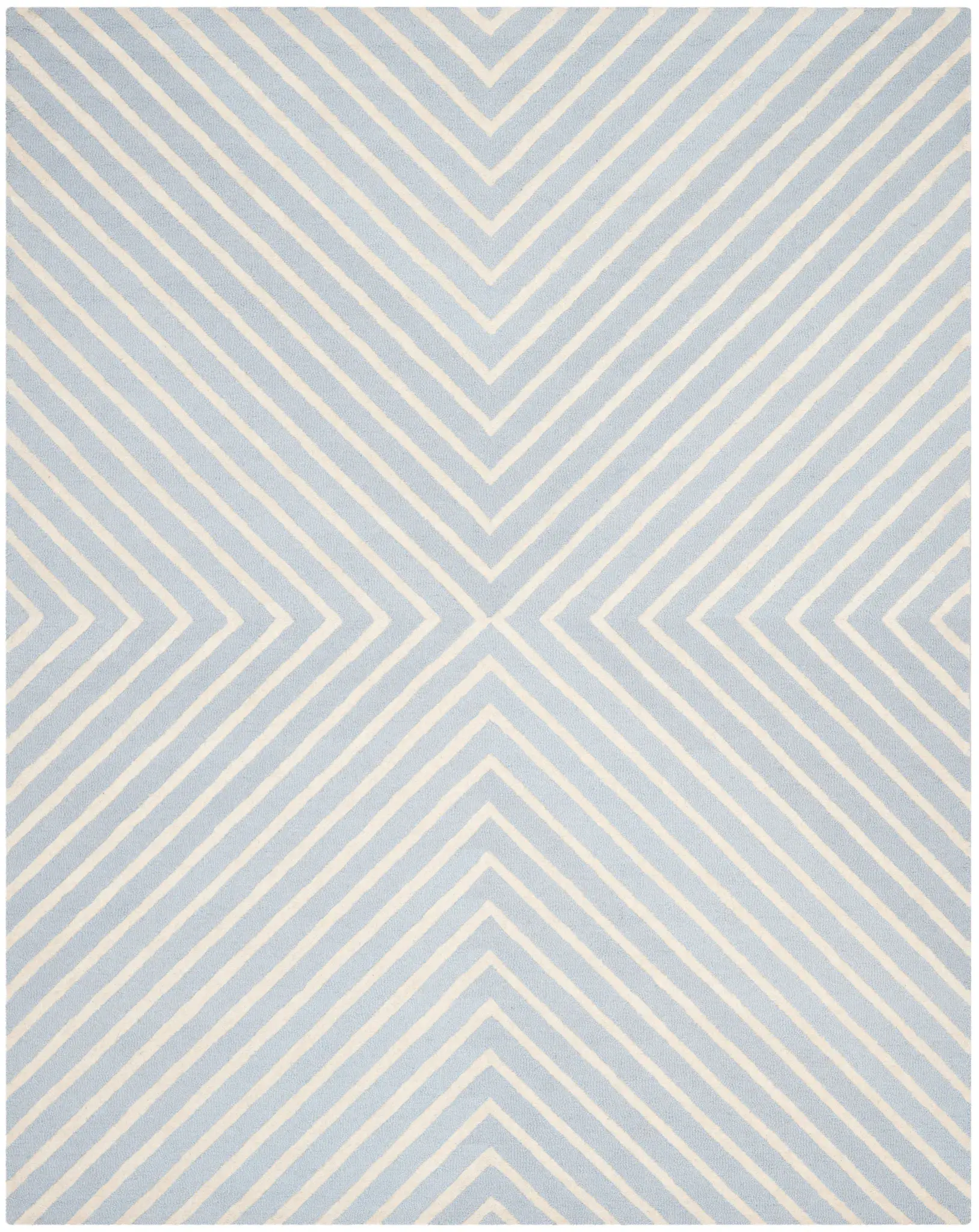 Cambridge Chevron Diamond Hand-Tufted Wool Rug
