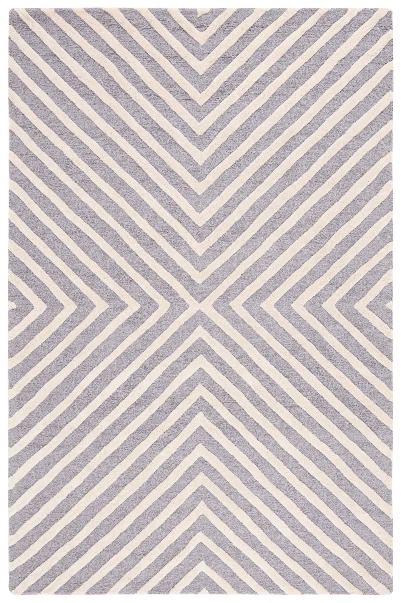 Cambridge Chevron Diamond Hand-Tufted Wool Rug